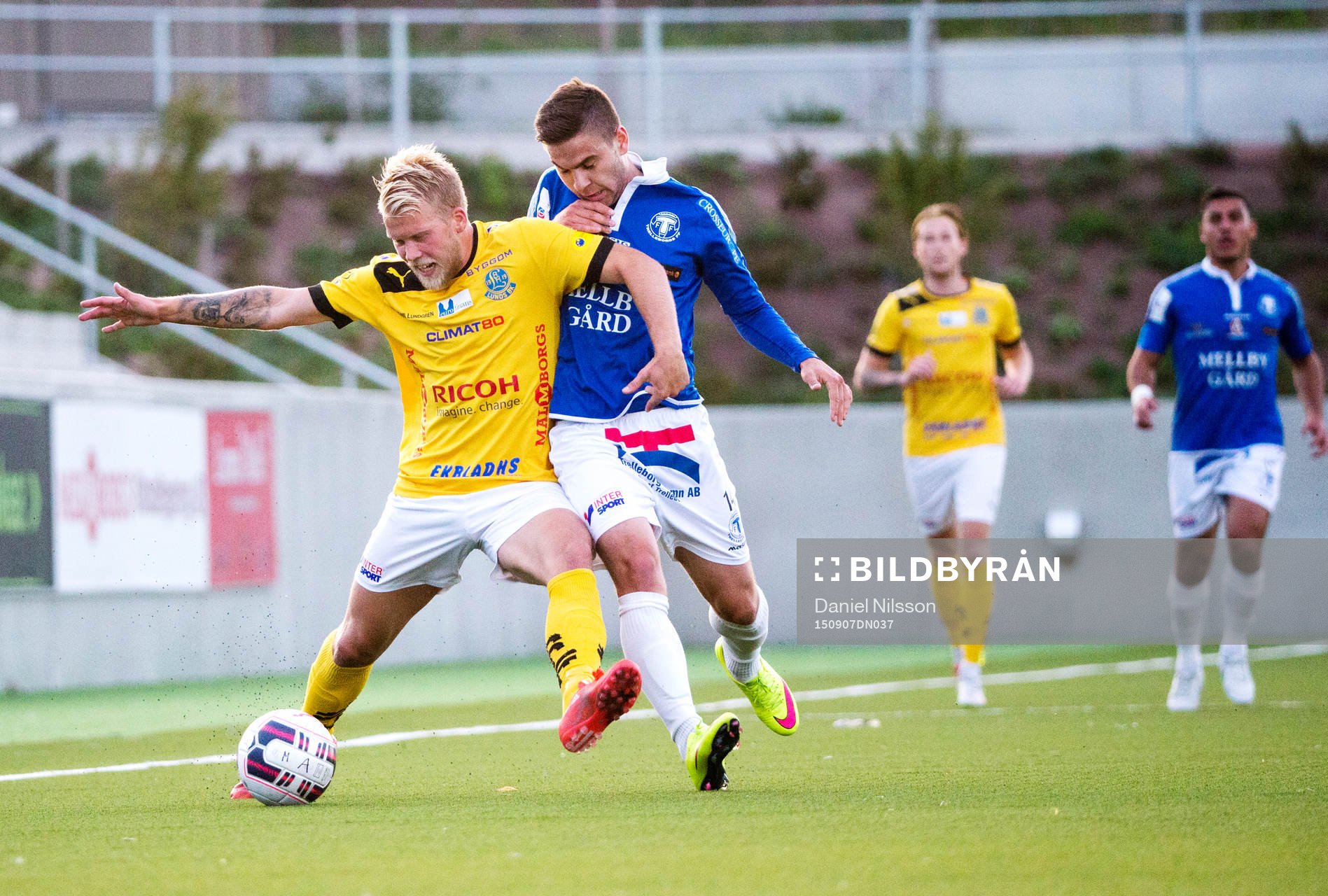 Lunds Kristoffer Jepsson och Trelleborgs Mirza Halvadzic
