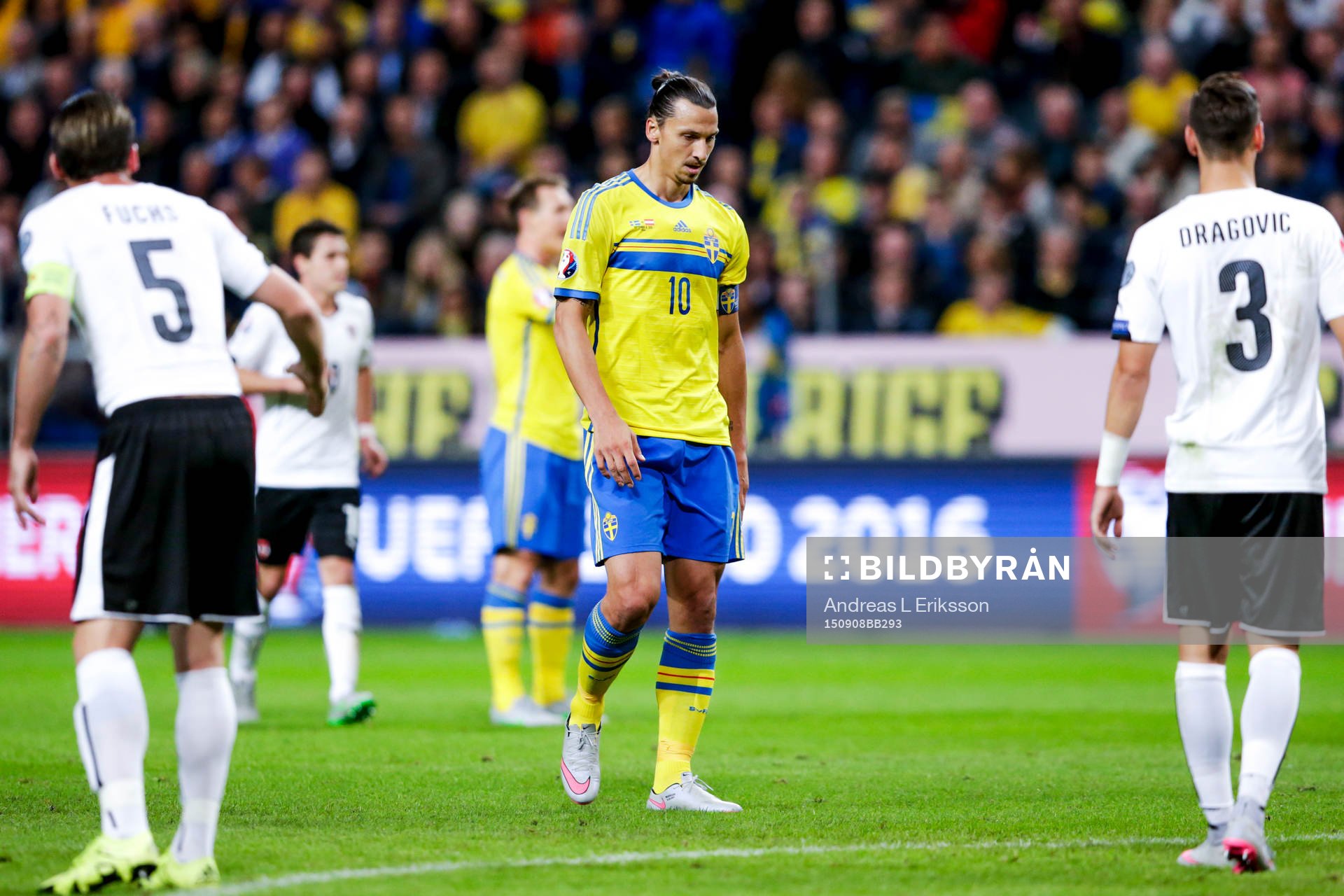 Sveriges Zlatan Ibrahimovic deppar