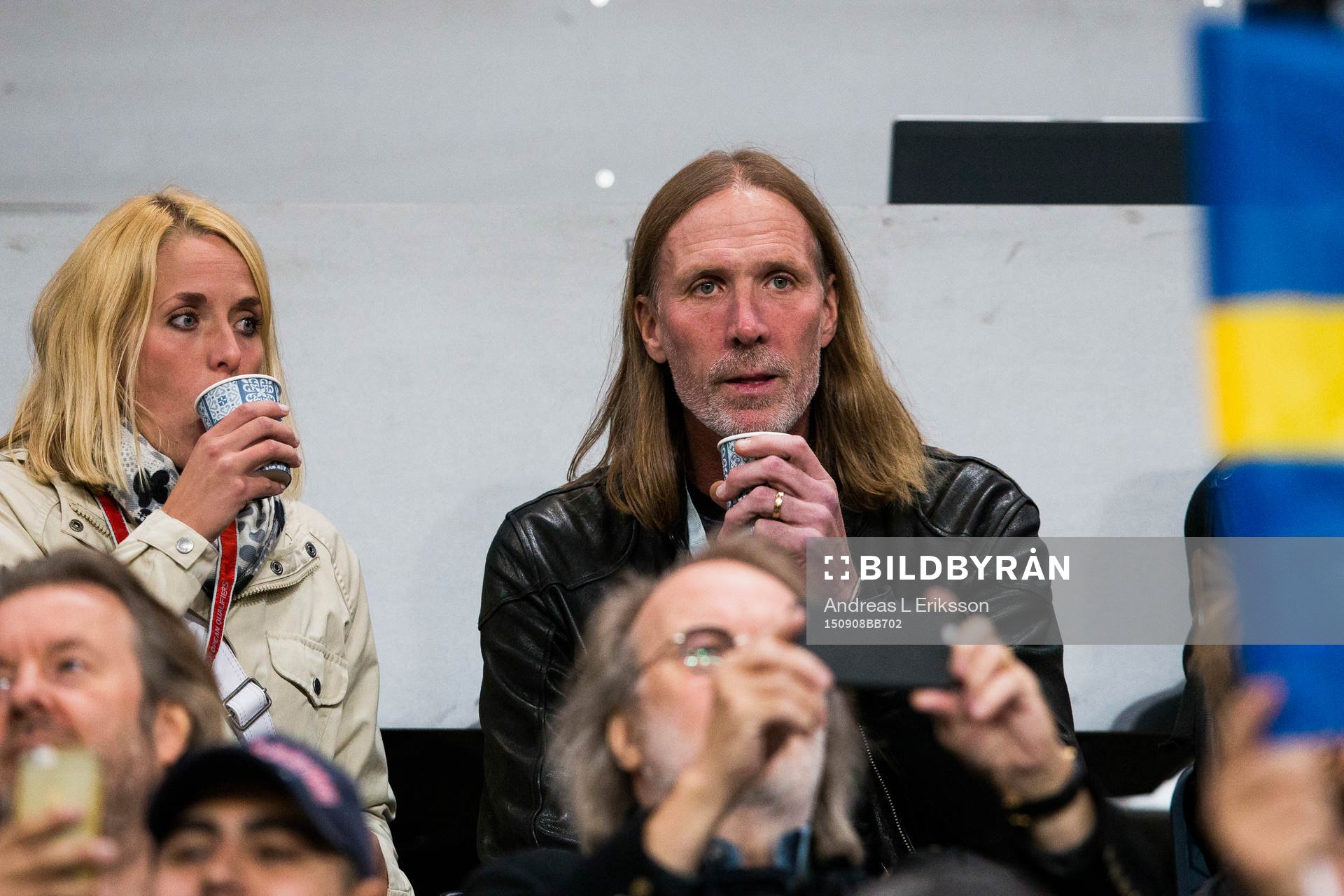 Staffan Olsson på läktaren