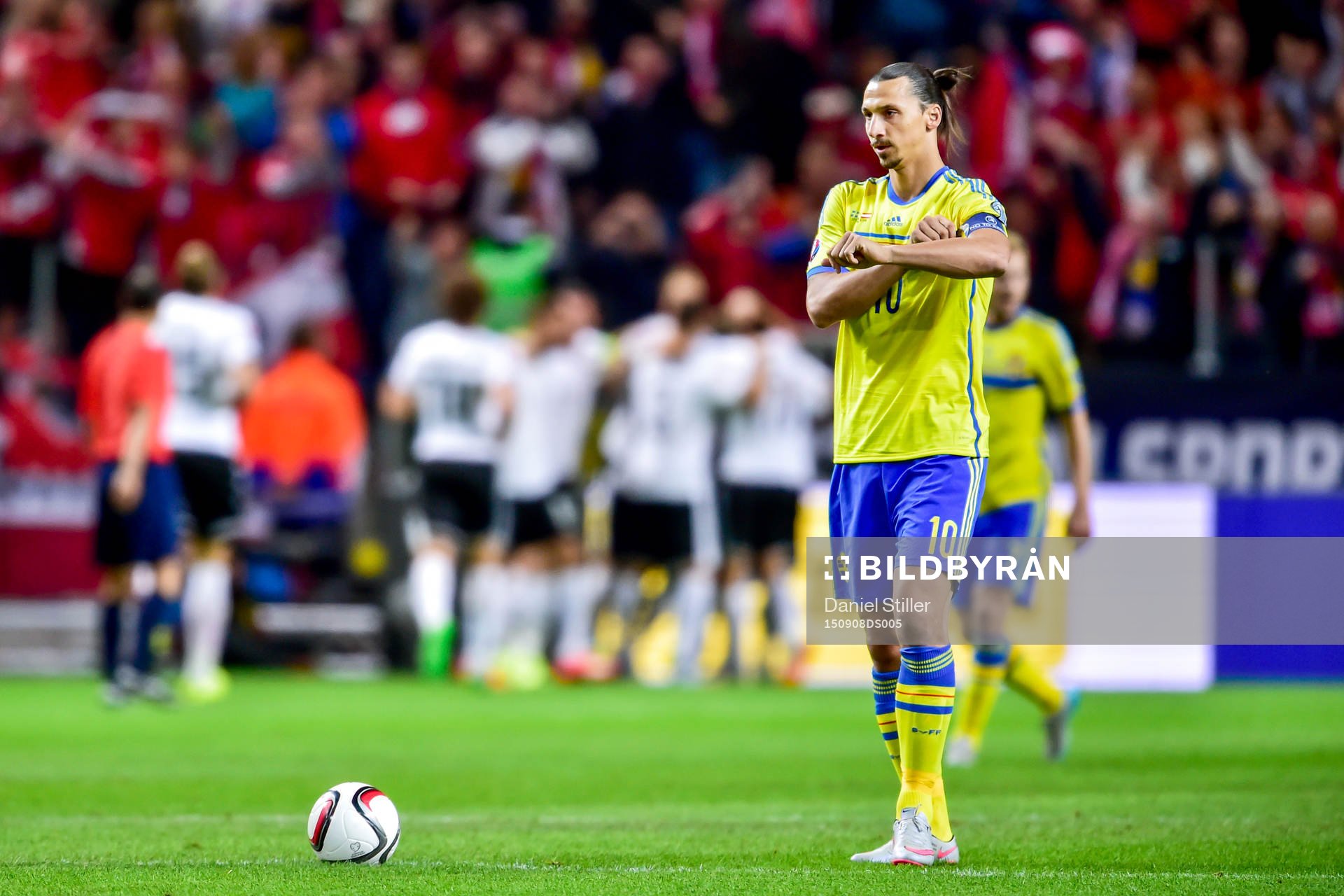 Sveriges Zlatan Ibrahimovic deppar