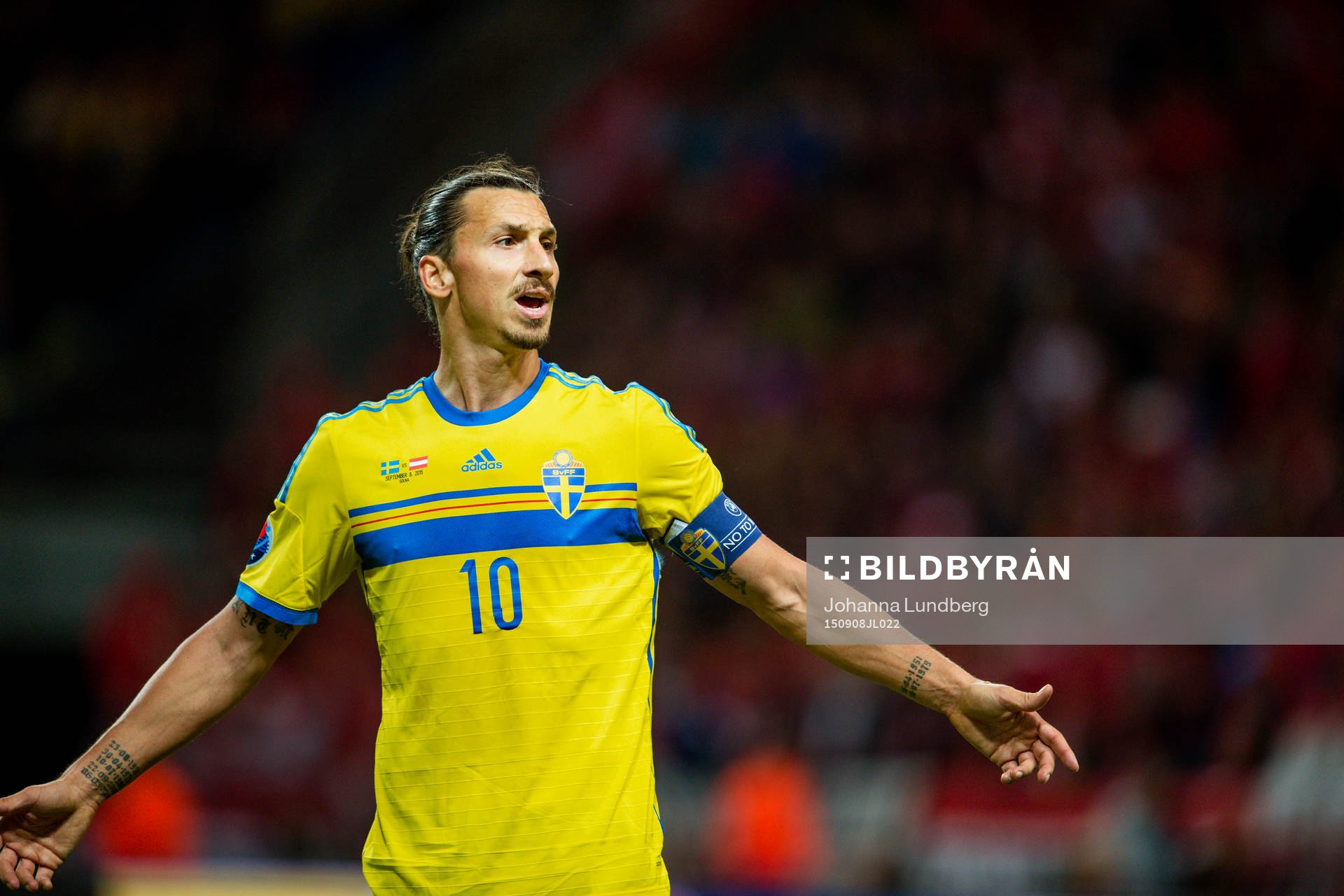 Sveriges Zlatan Ibrahimovic deppar