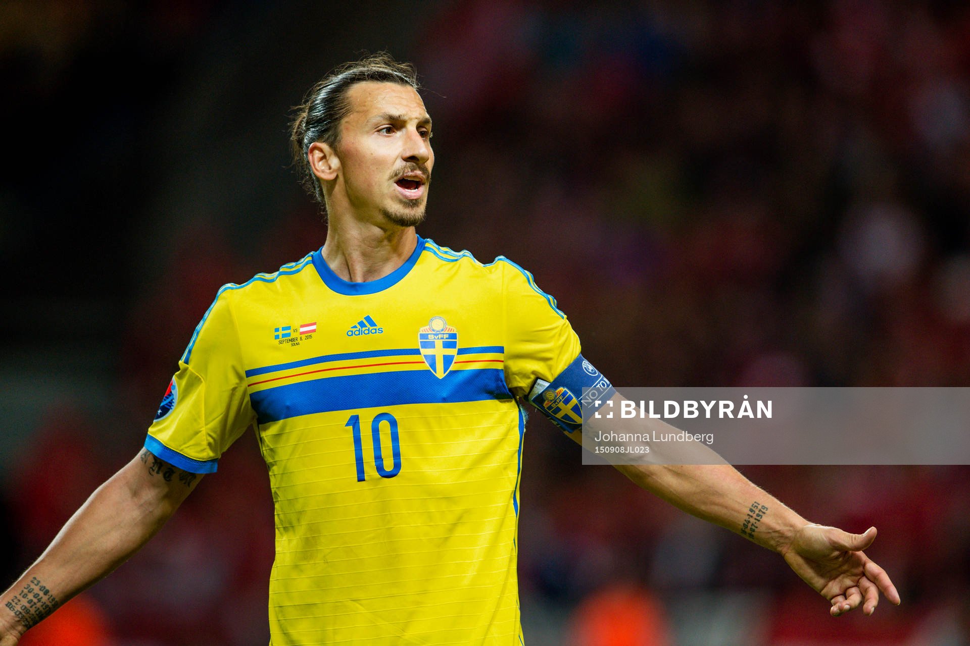 Sveriges Zlatan Ibrahimovic deppar