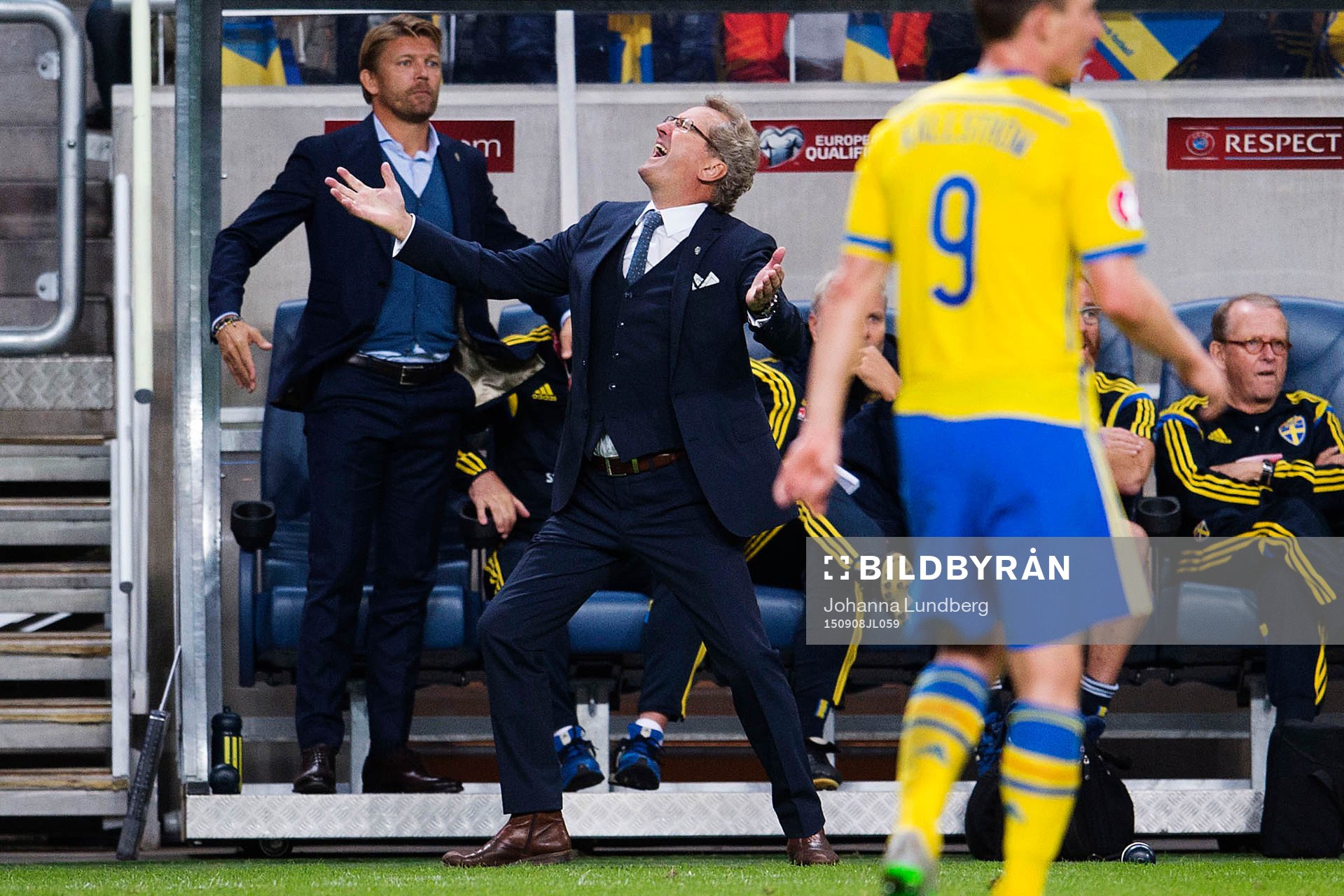 Sveriges förbundskapten Erik Hamrén