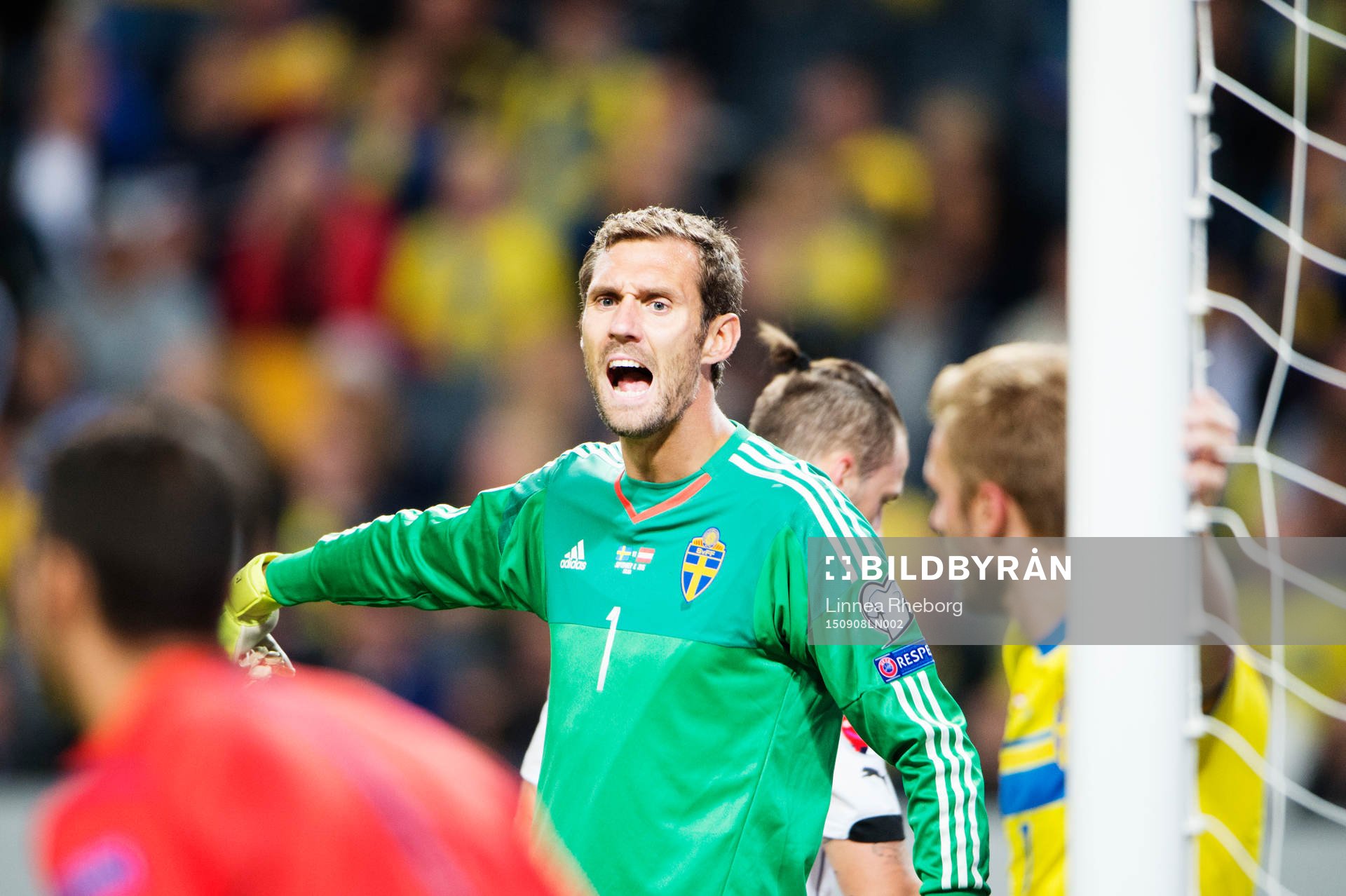 Sveriges målvakt Andreas Isaksson