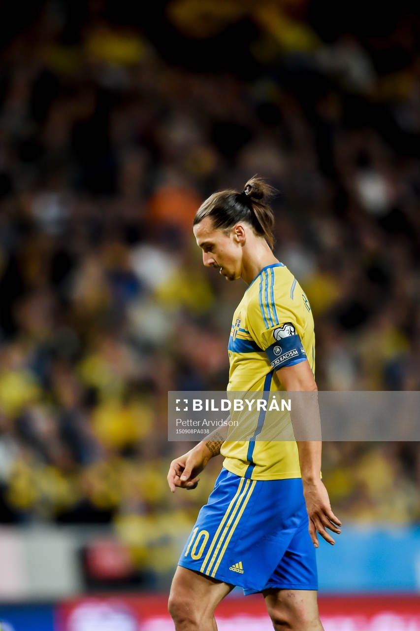 Sveriges Zlatan Ibrahimovic deppar