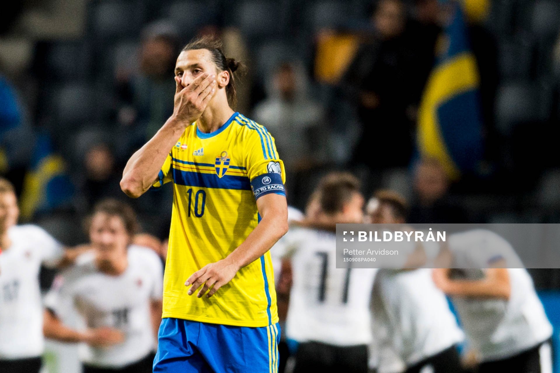 Sveriges Zlatan Ibrahimovic deppar