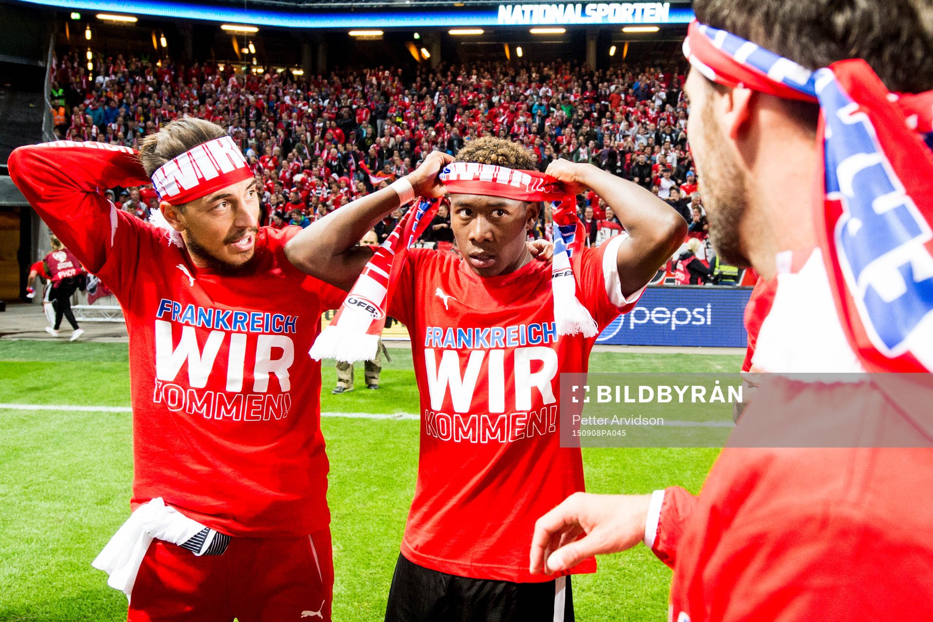 Österrikes David Alaba (m)