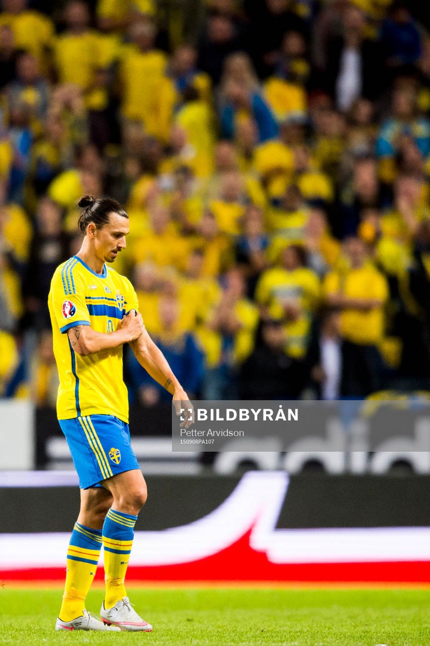 Sveriges Zlatan Ibrahimovic deppar