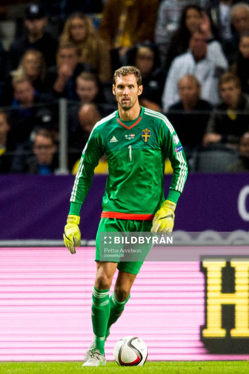 Sveriges målvakt Andreas Isaksson