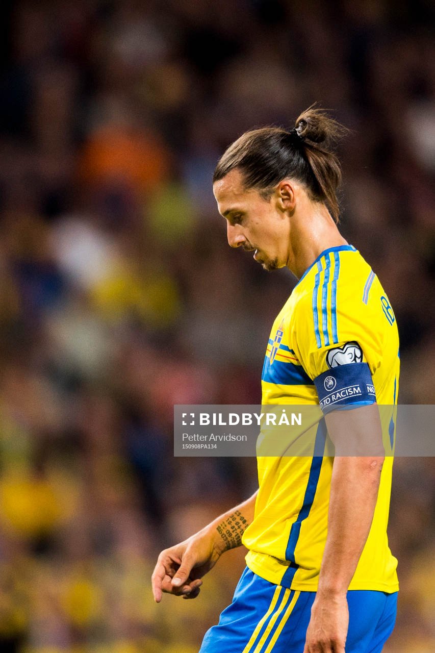 Sveriges Zlatan Ibrahimovic deppar