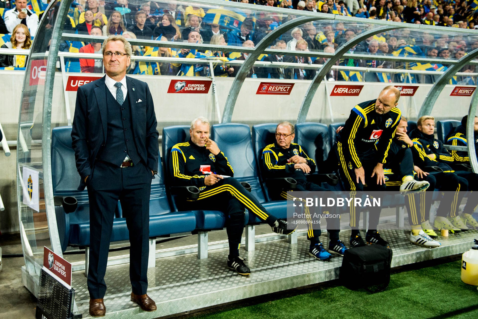 Sveriges förbundskapten Erik Hamrén