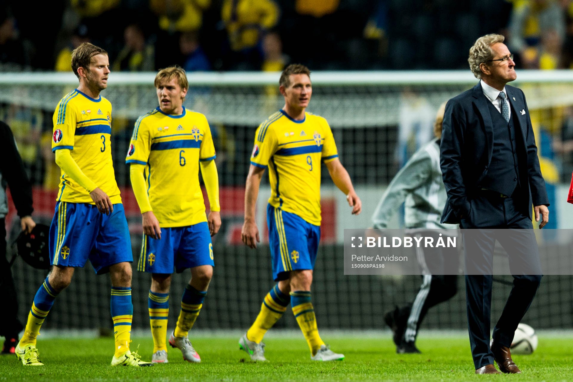 Sveriges Mikael Antonsson, Emil Forsberg, Kim Källström