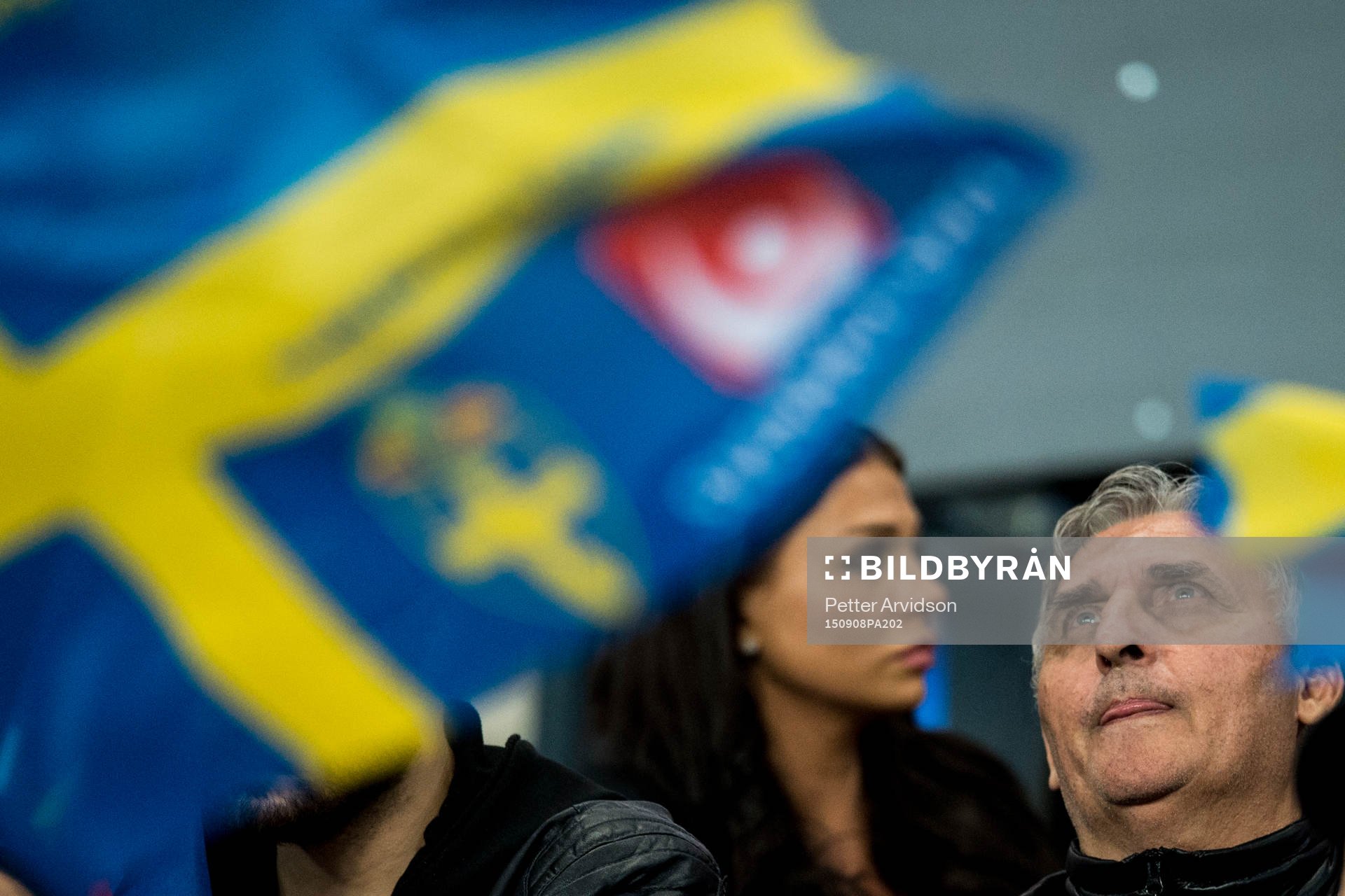 Zlatans pappa Sefik Ibrahimovic på läktaren