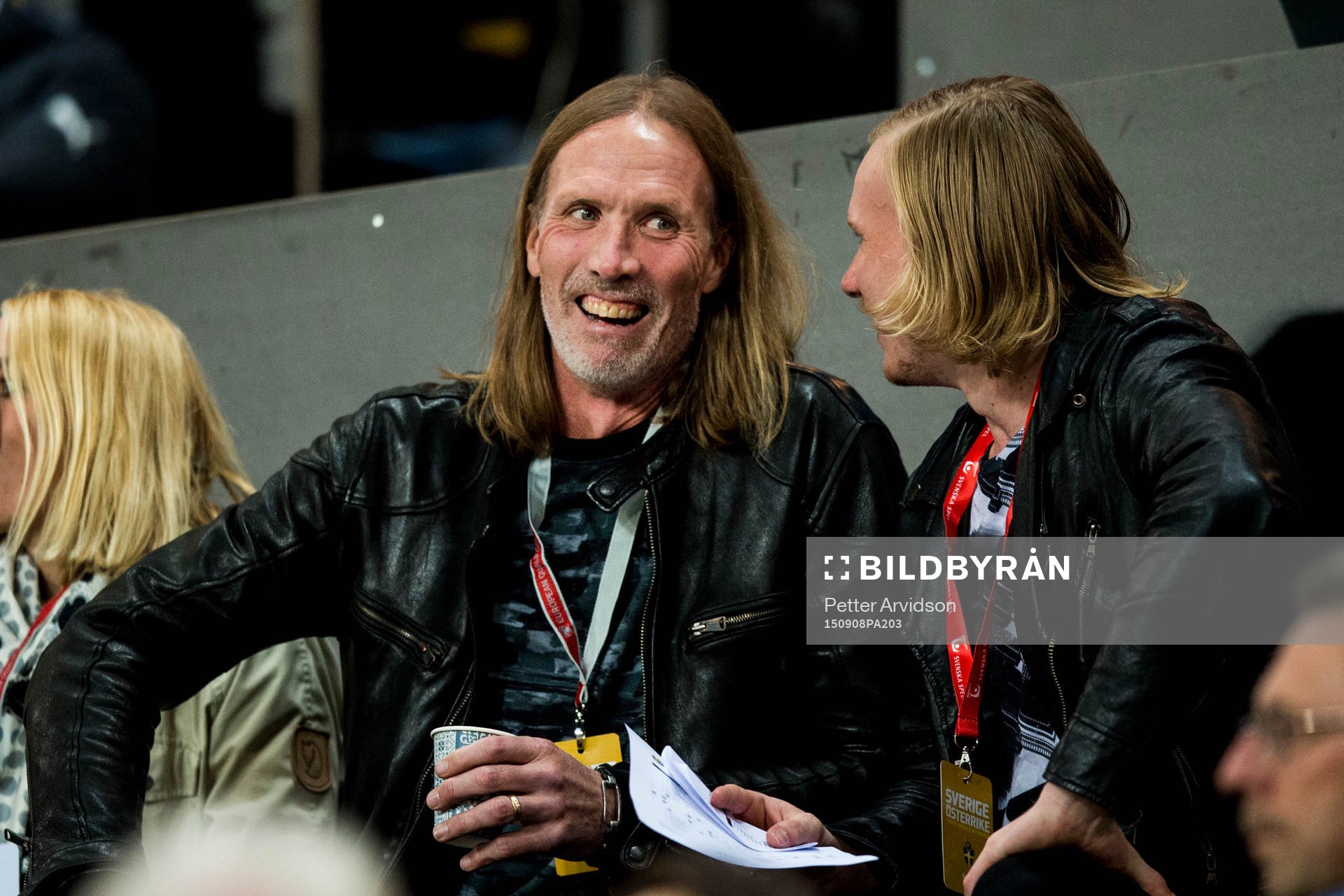 Staffan Olsson på läktaren