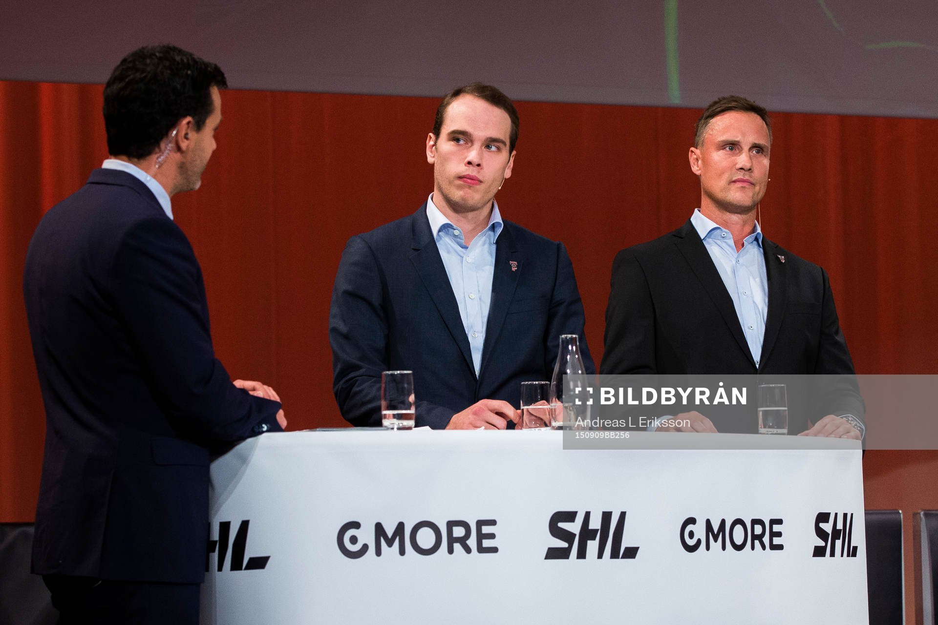 Frölundas Jonas Gustafsson och tränare Roger Rönnberg