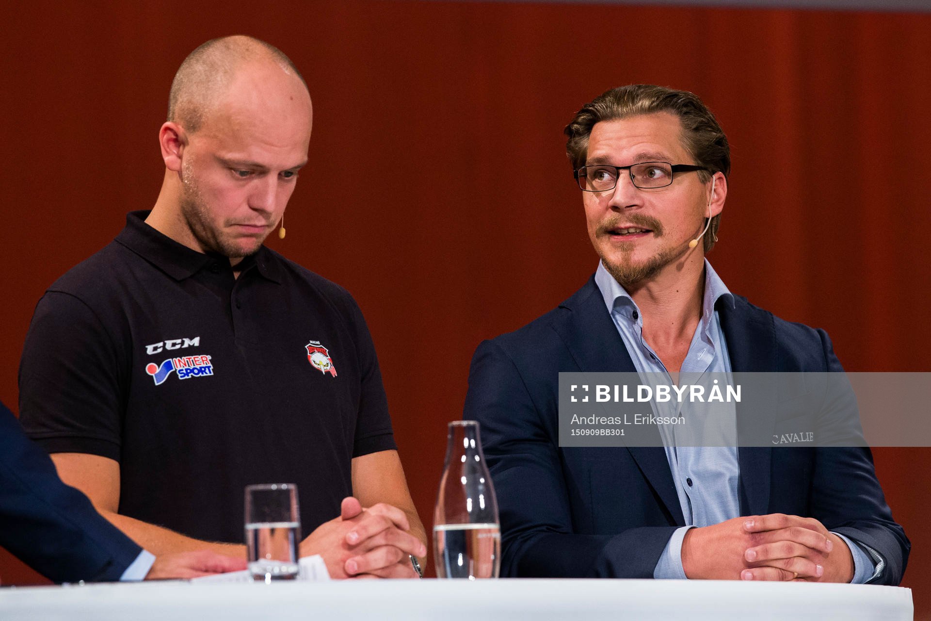 Malmös Oscar Alsenfelt och tränare Björn Hellkvist