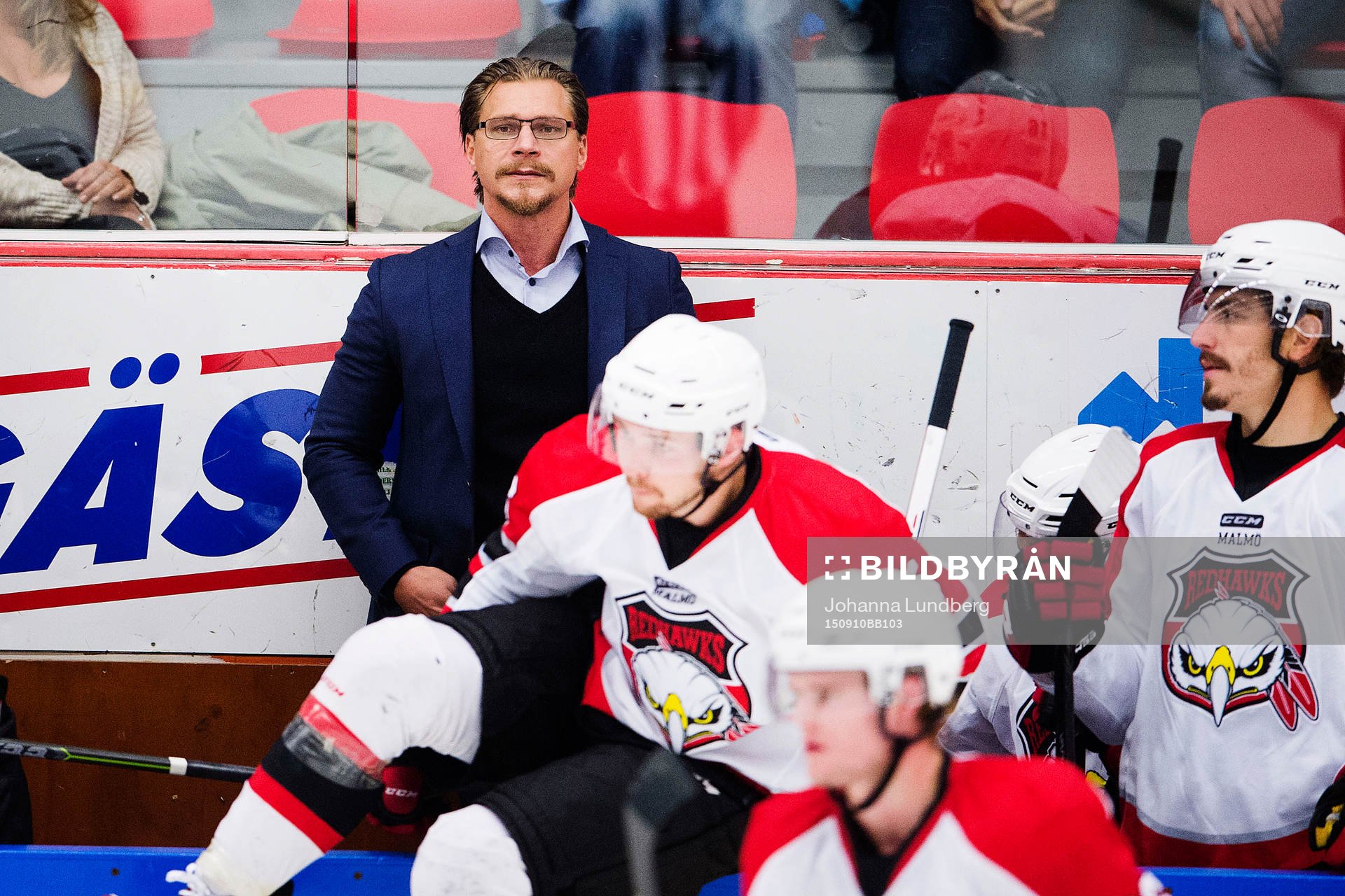 Malmö Redhawks tränare Björn Hellkvist