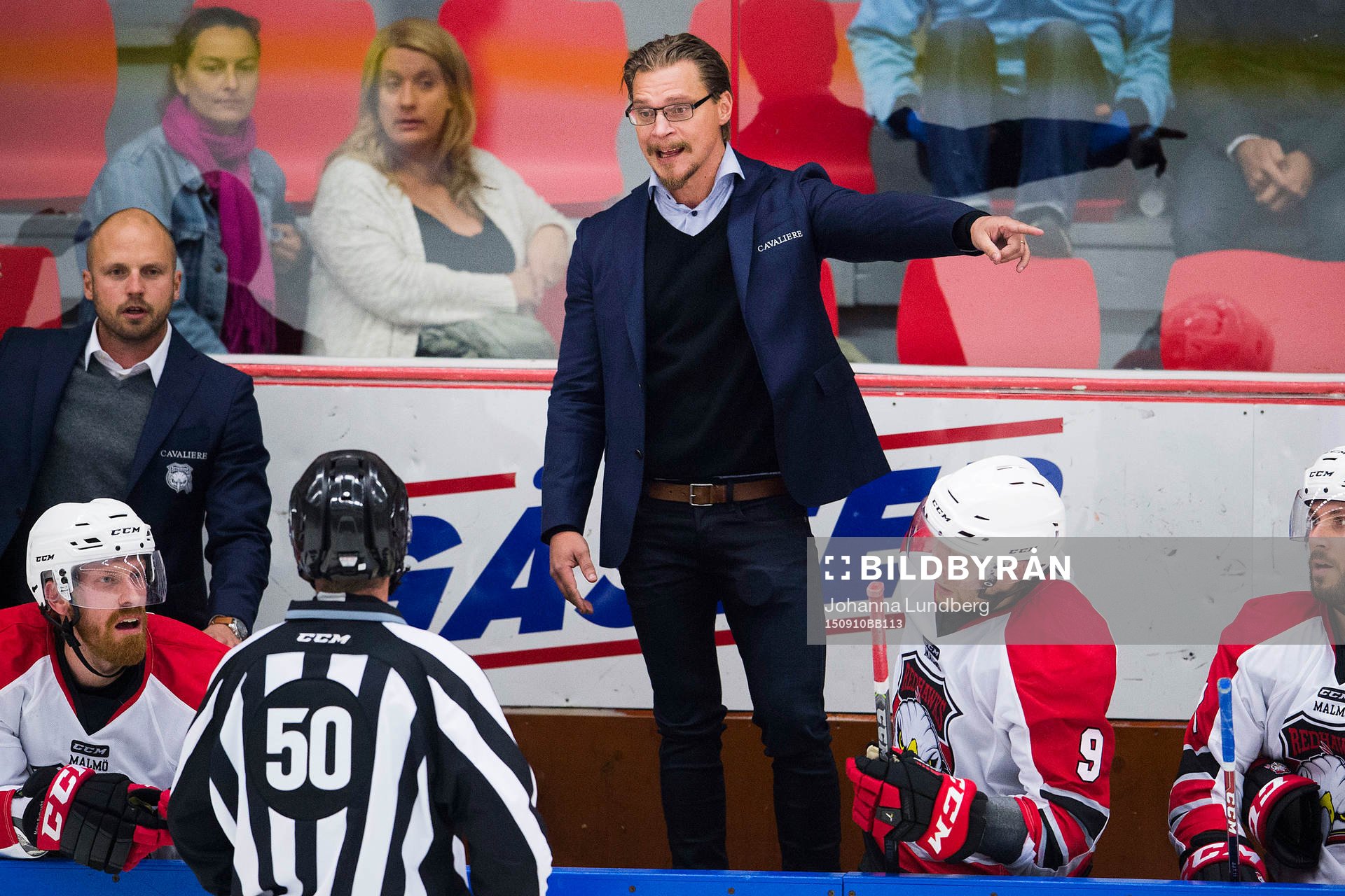 Malmö Redhawks tränare Björn Hellkvist är oense med