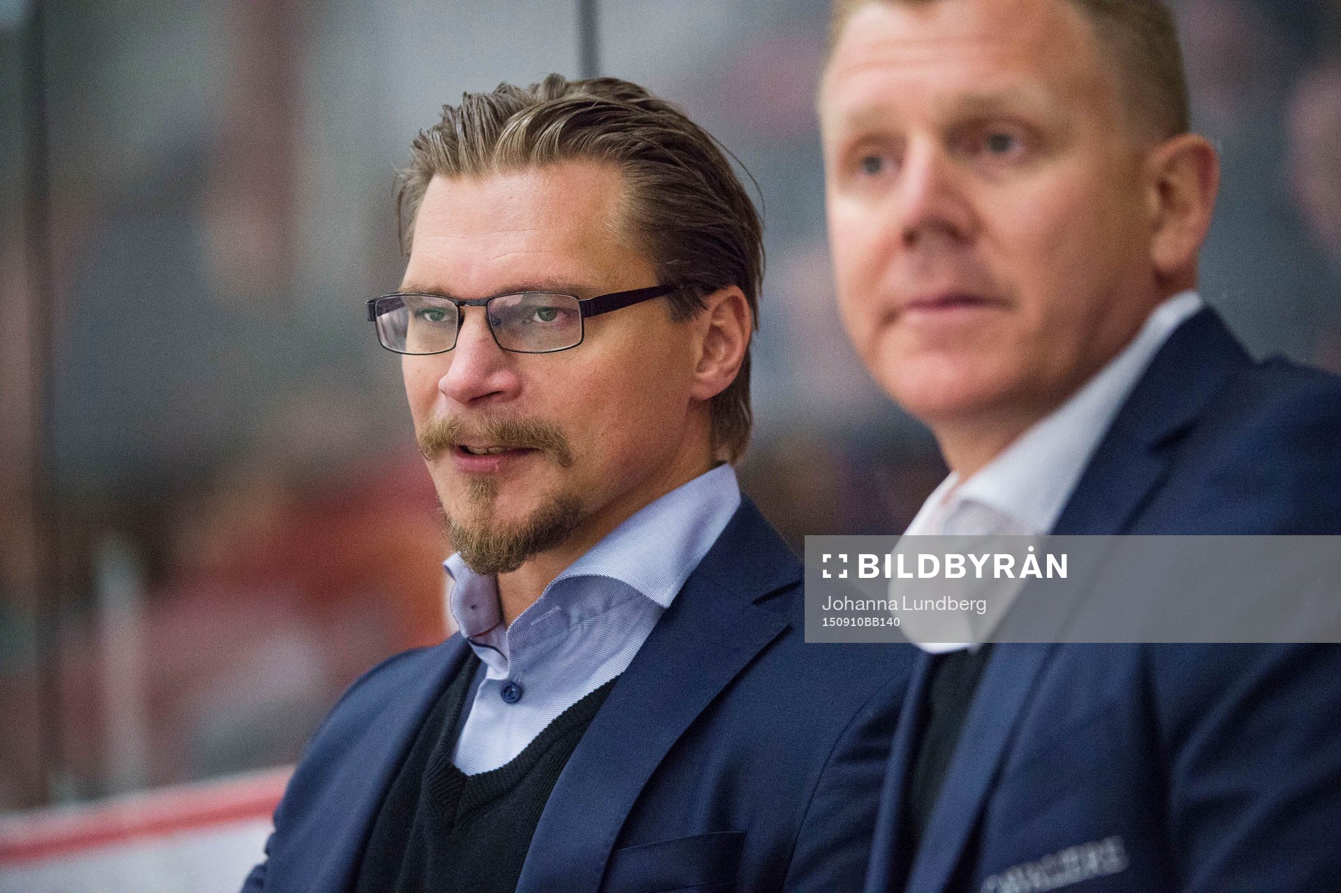 Malmö Redhawks tränare Björn Hellkvist och assisterande