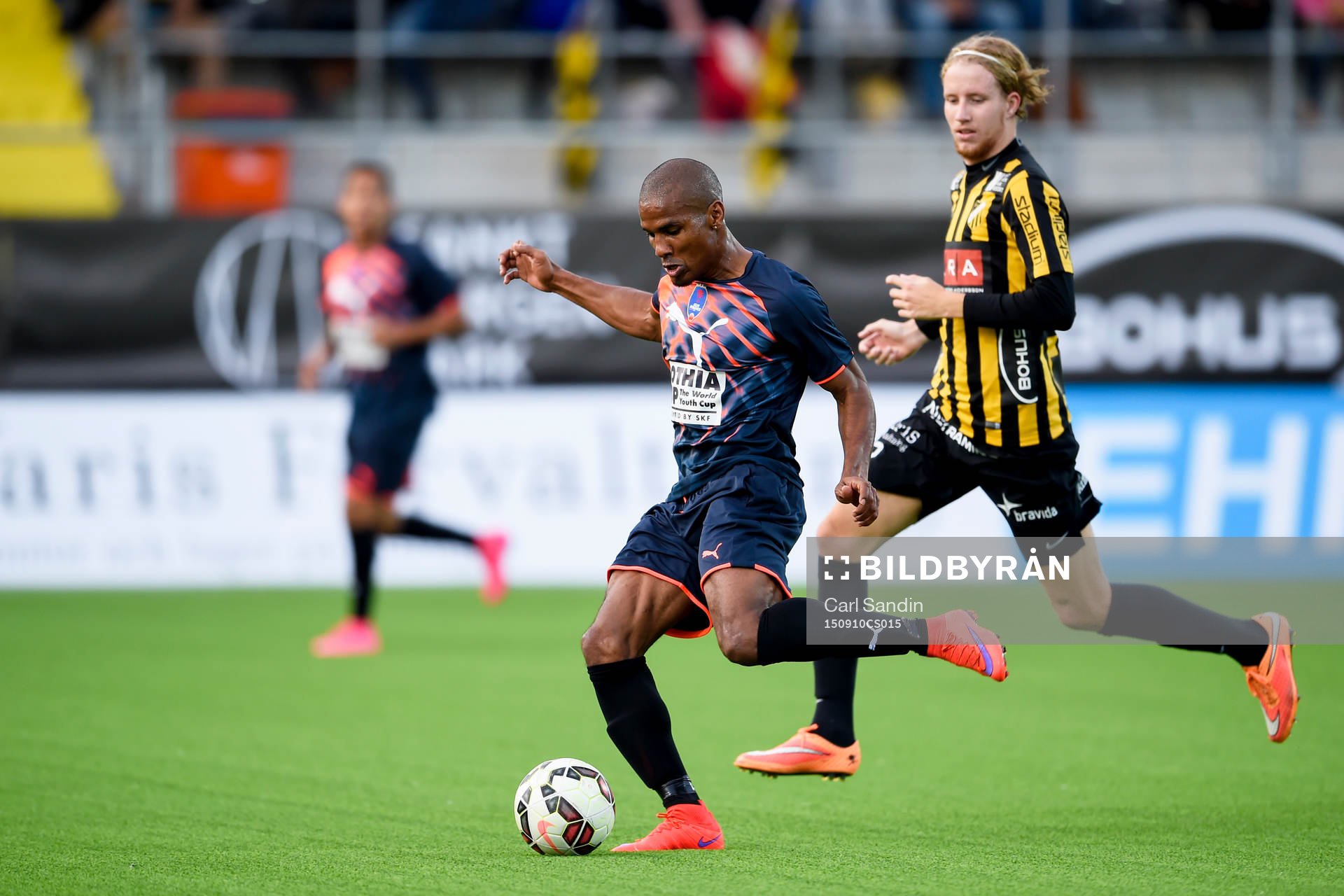 Delhi Dynamos Florent Malouda och Häckens Samuel Gustafson