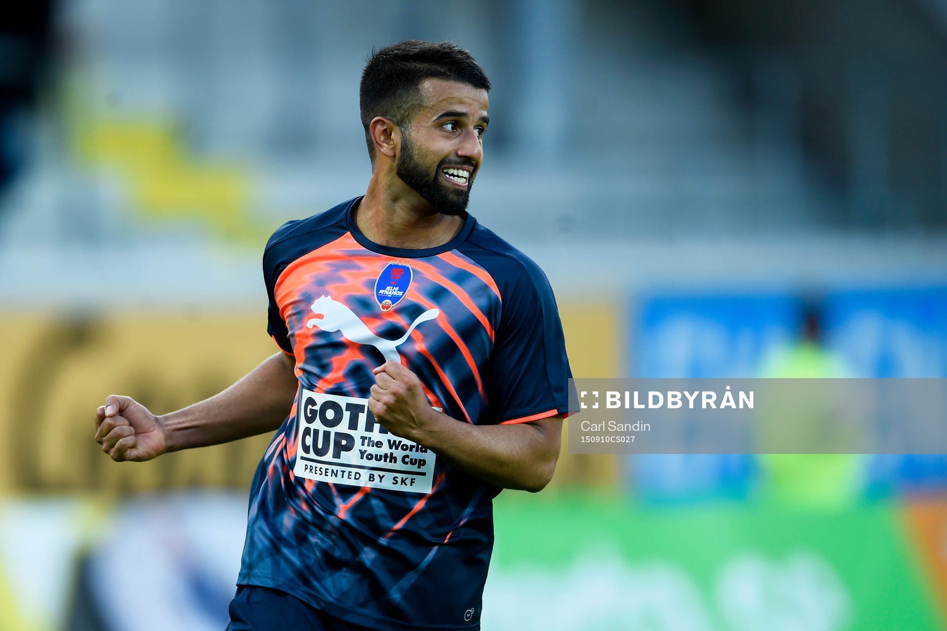 Delhi Dynamos Adil Nabi jublar