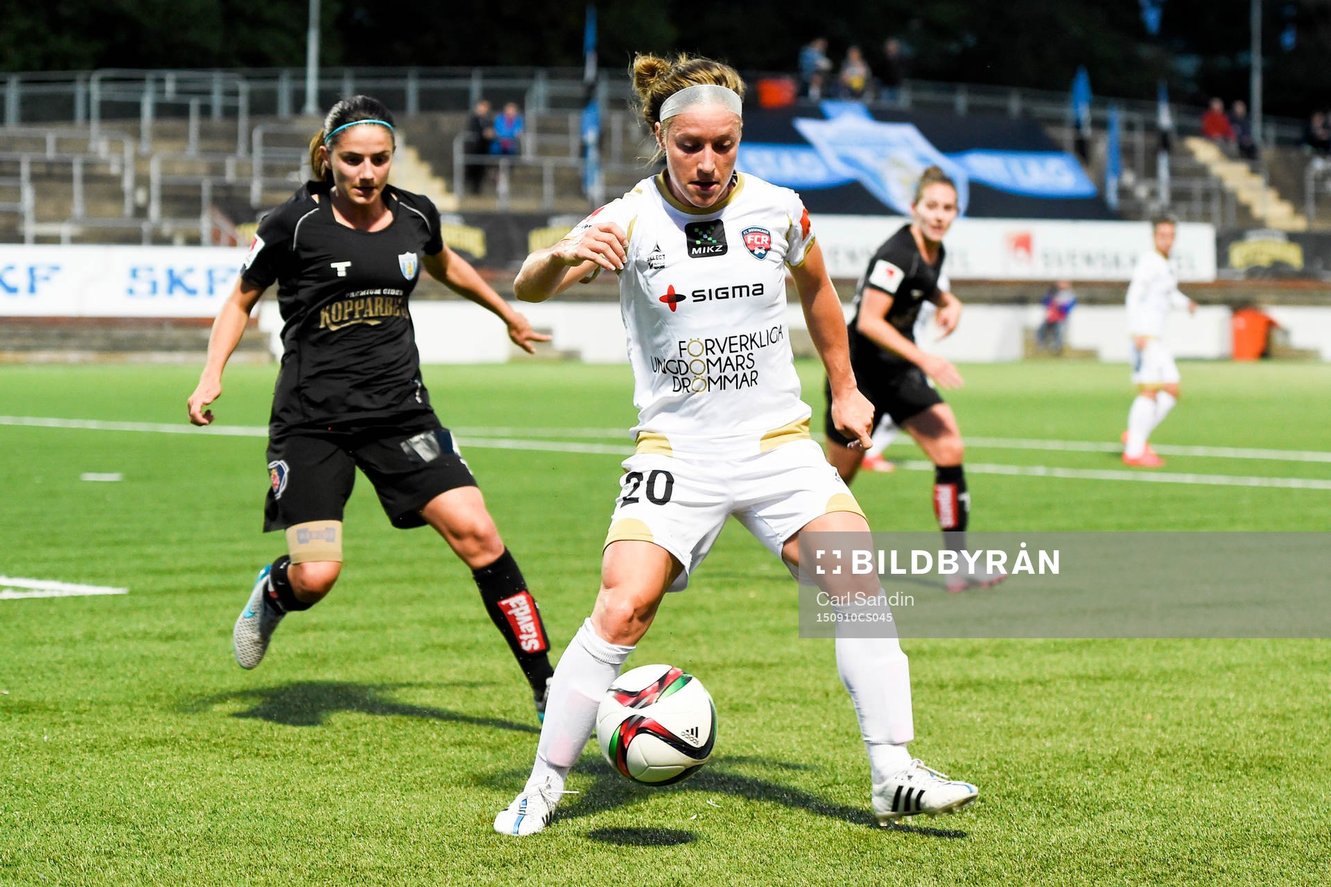Göteborgs Danielle van de Donk och Rosengårds Sarah