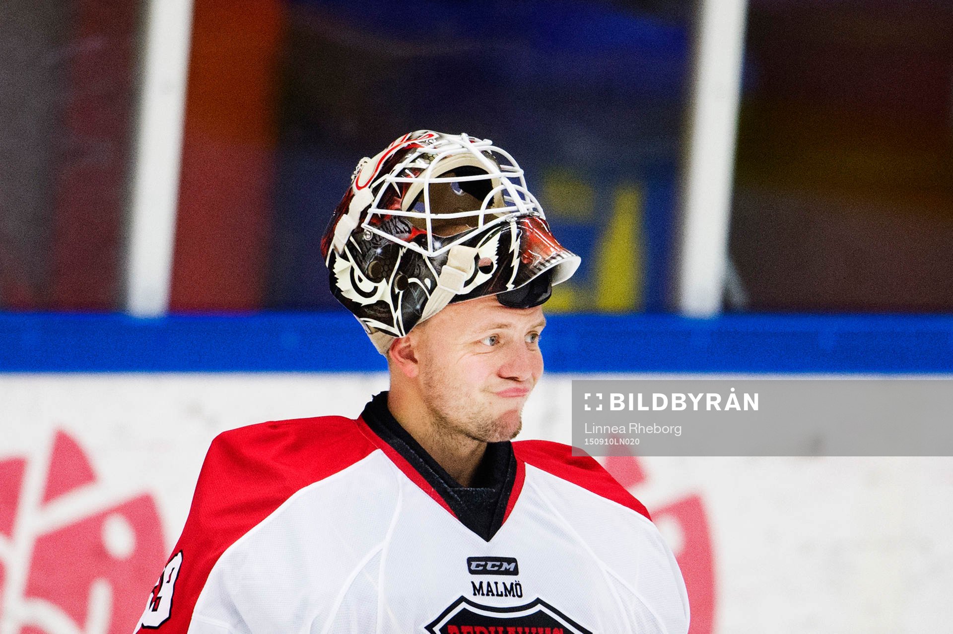Malmö Redhawks målvakt Oscar Alsenfelt