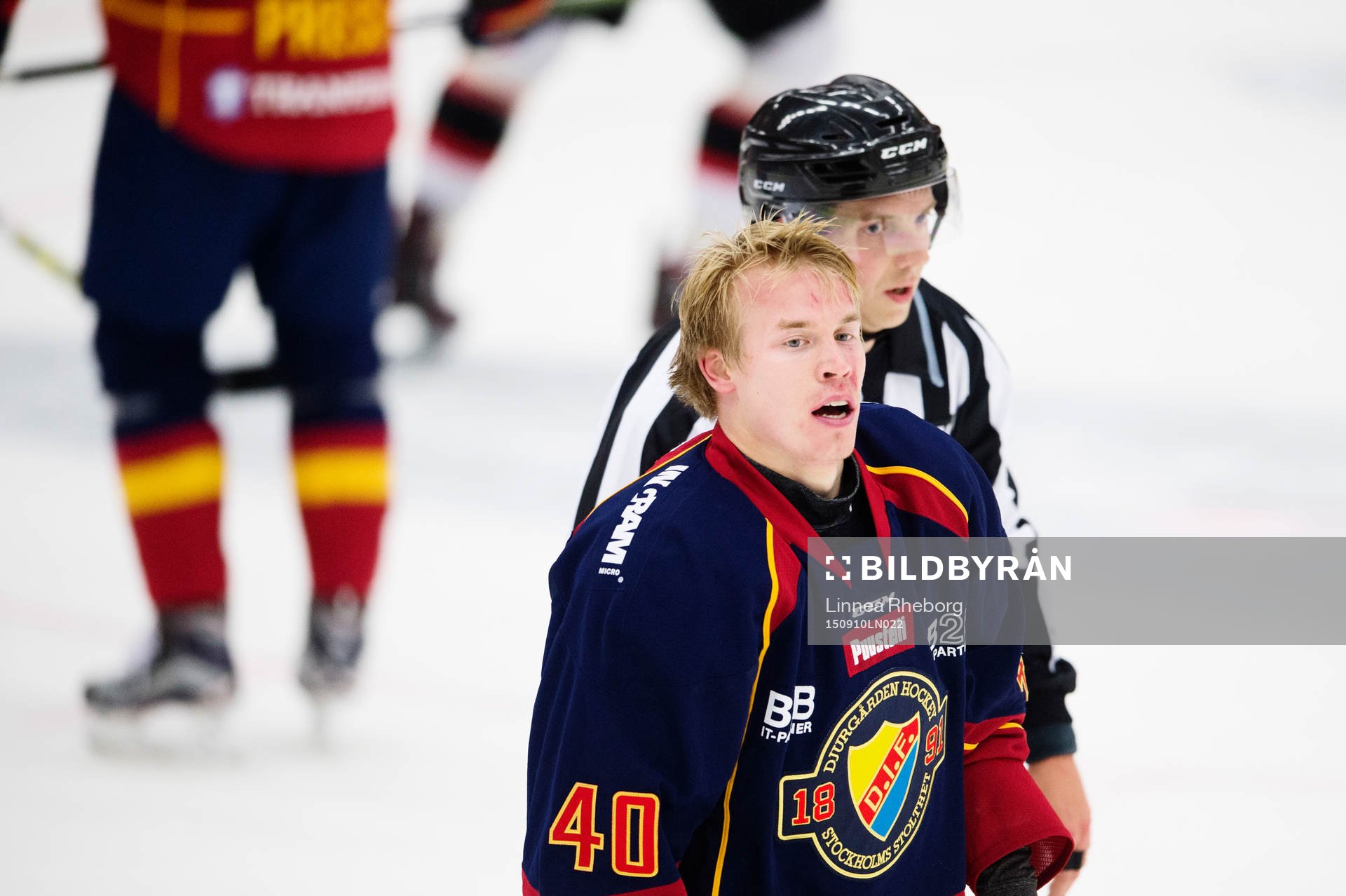 Djurgårdens Tomi Sallinen åker av isen
