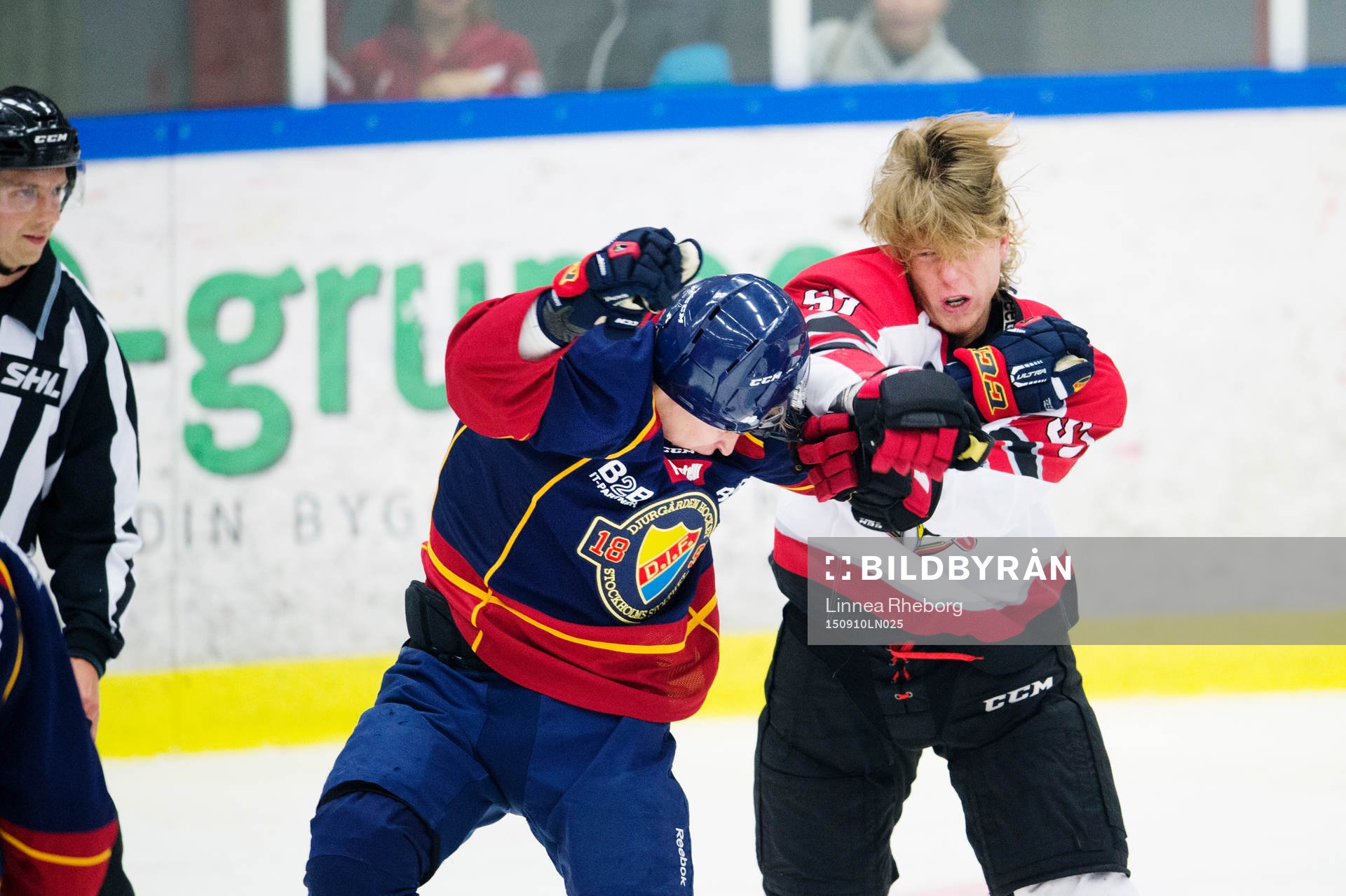 Djurgårdens Tomi Sallinen och Malmö Redhawks Johan