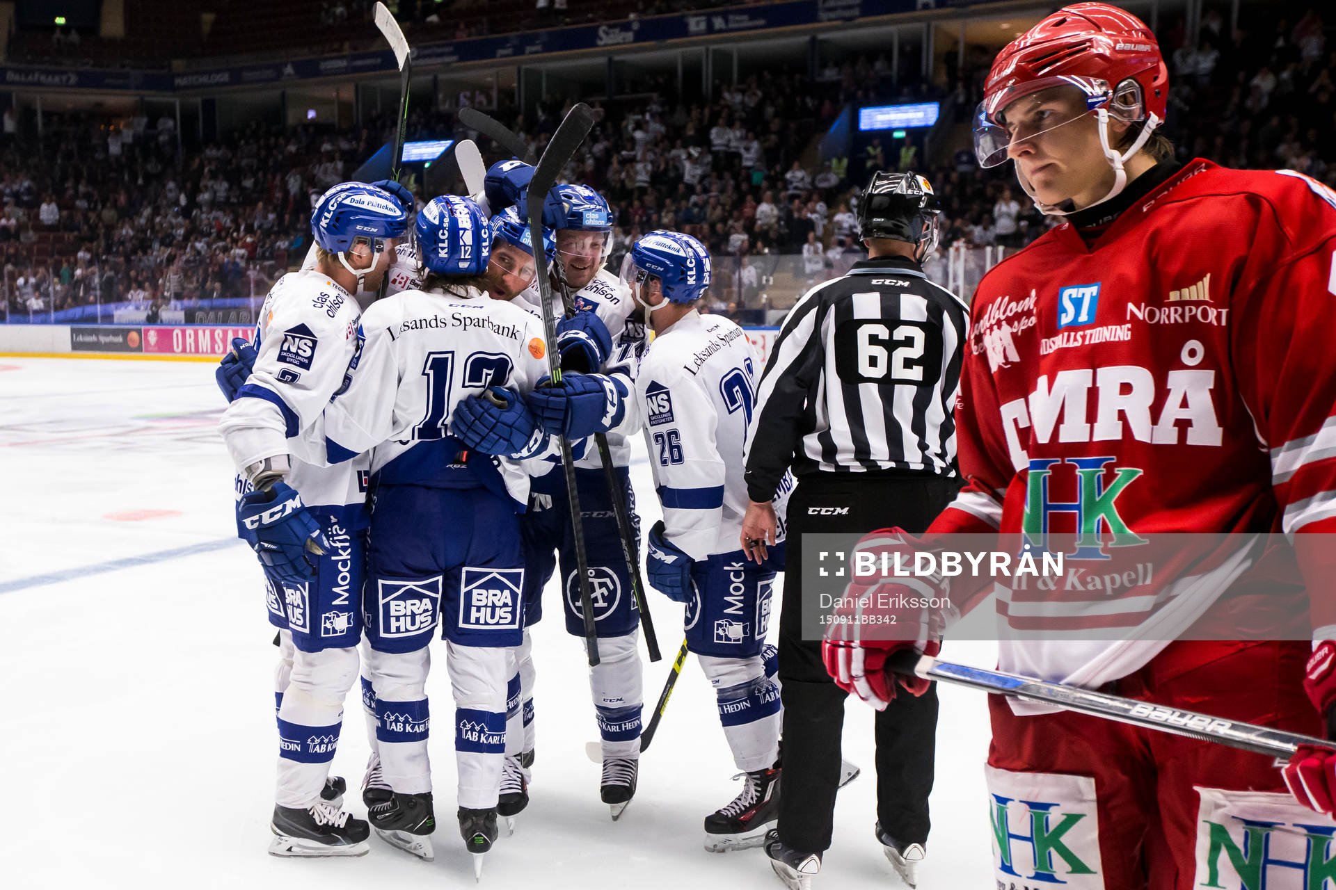 Leksands Fredrik Forsberg, Mike Embach, Jonas Frögren,
