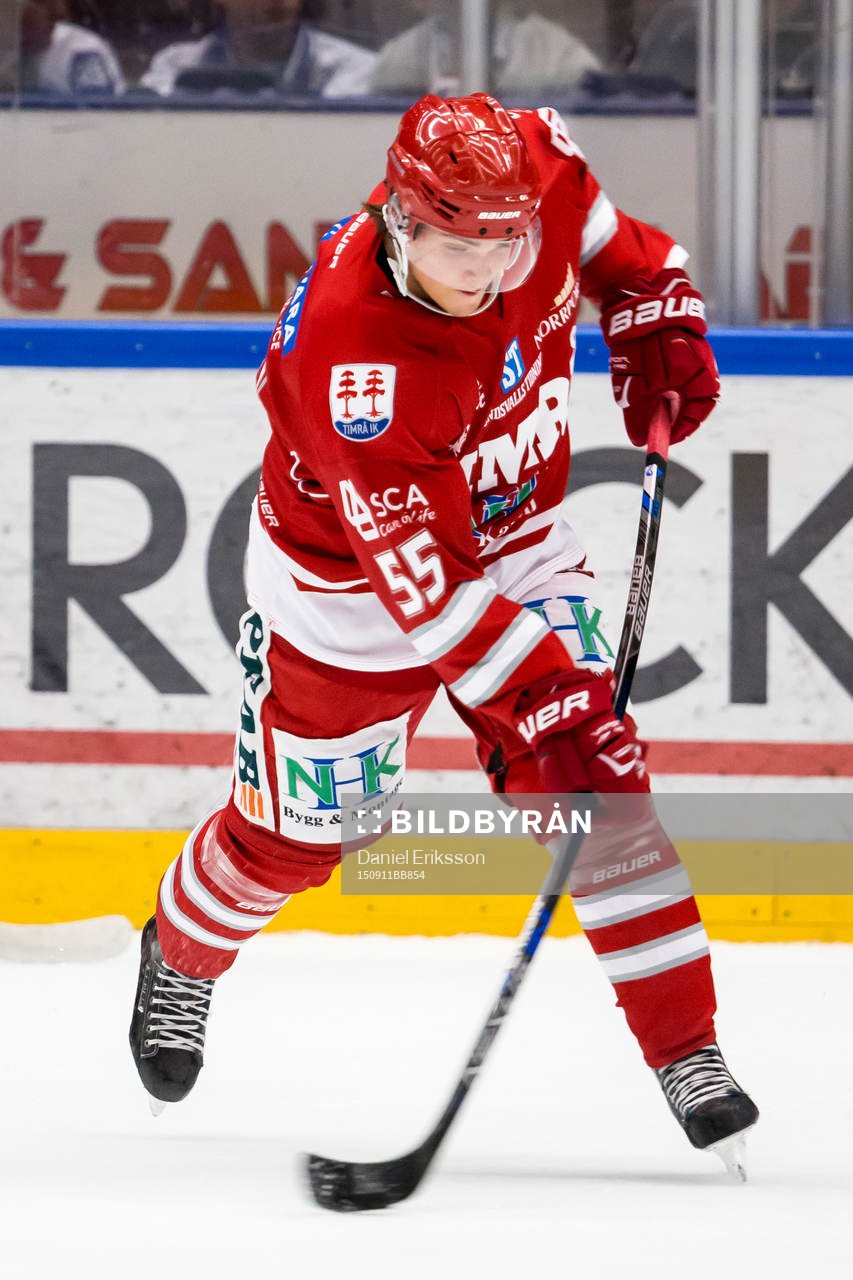 Timrå Marcus Bohman i ishockeymatchen i hockeyallsvenskan