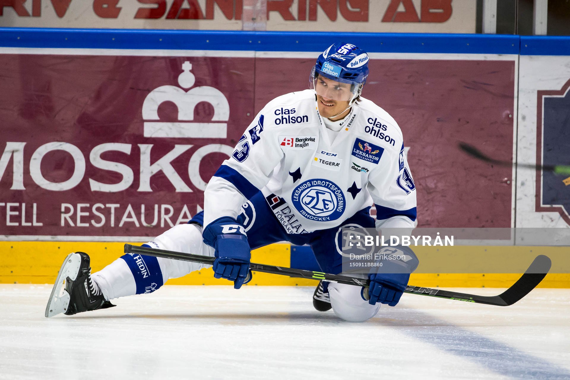 Leksand Jon Knuts i ishockeymatchen i hockeyallsvenskan