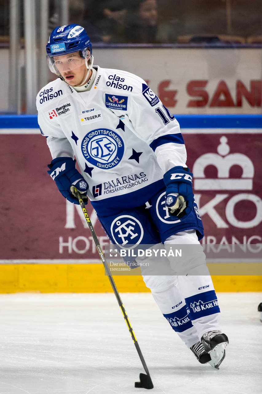 Leksand Simon Norberg i ishockeymatchen i hockeyallsvenskan