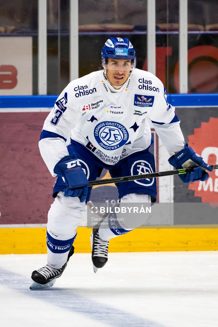Leksand Jon Knuts i ishockeymatchen i hockeyallsvenskan