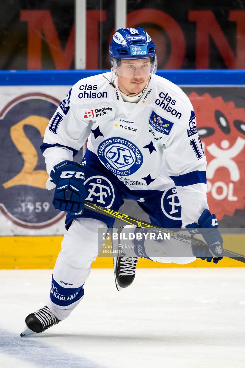 Leksand Simon Norberg i ishockeymatchen i hockeyallsvenskan