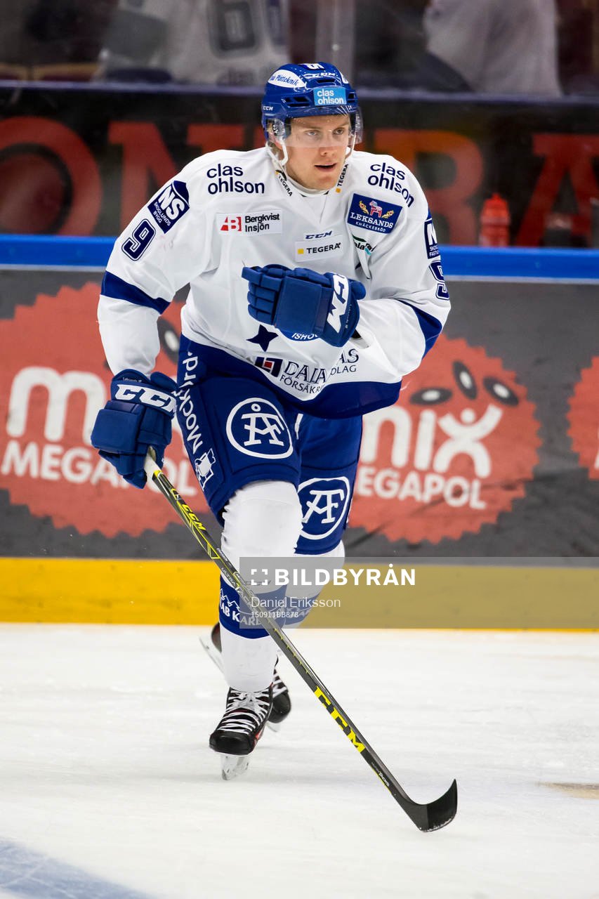Leksand Lukas Ericsson i ishockeymatchen i