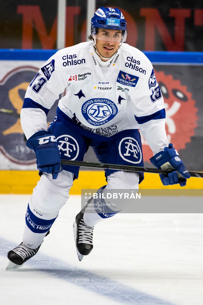 Leksand Jon Knuts i ishockeymatchen i hockeyallsvenskan