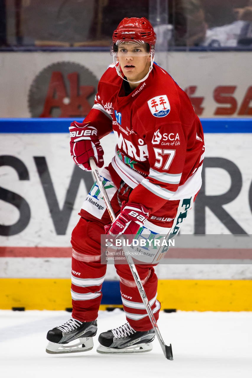 Timrå Anton Wedin i ishockeymatchen i hockeyallsvenskan