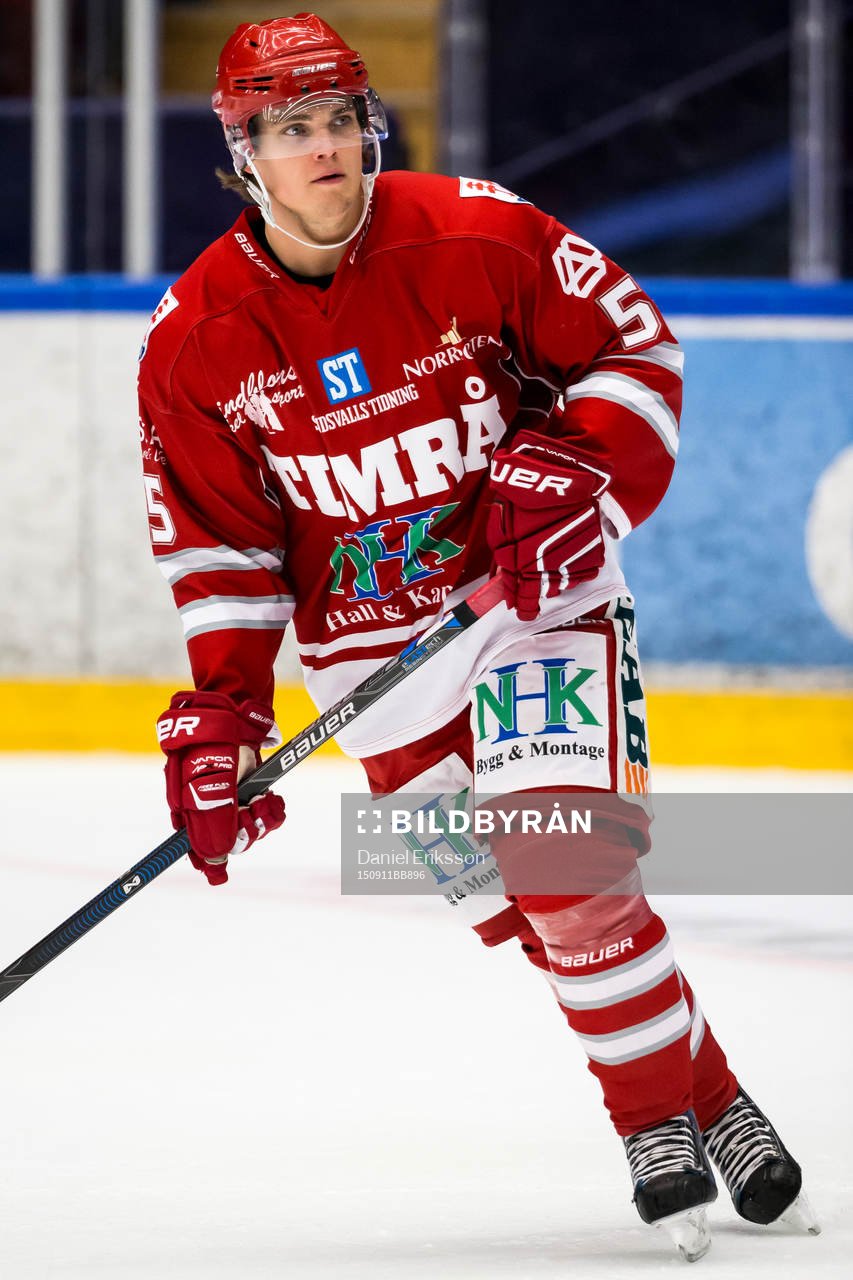 Timrå Marcus Bohman i ishockeymatchen i hockeyallsvenskan