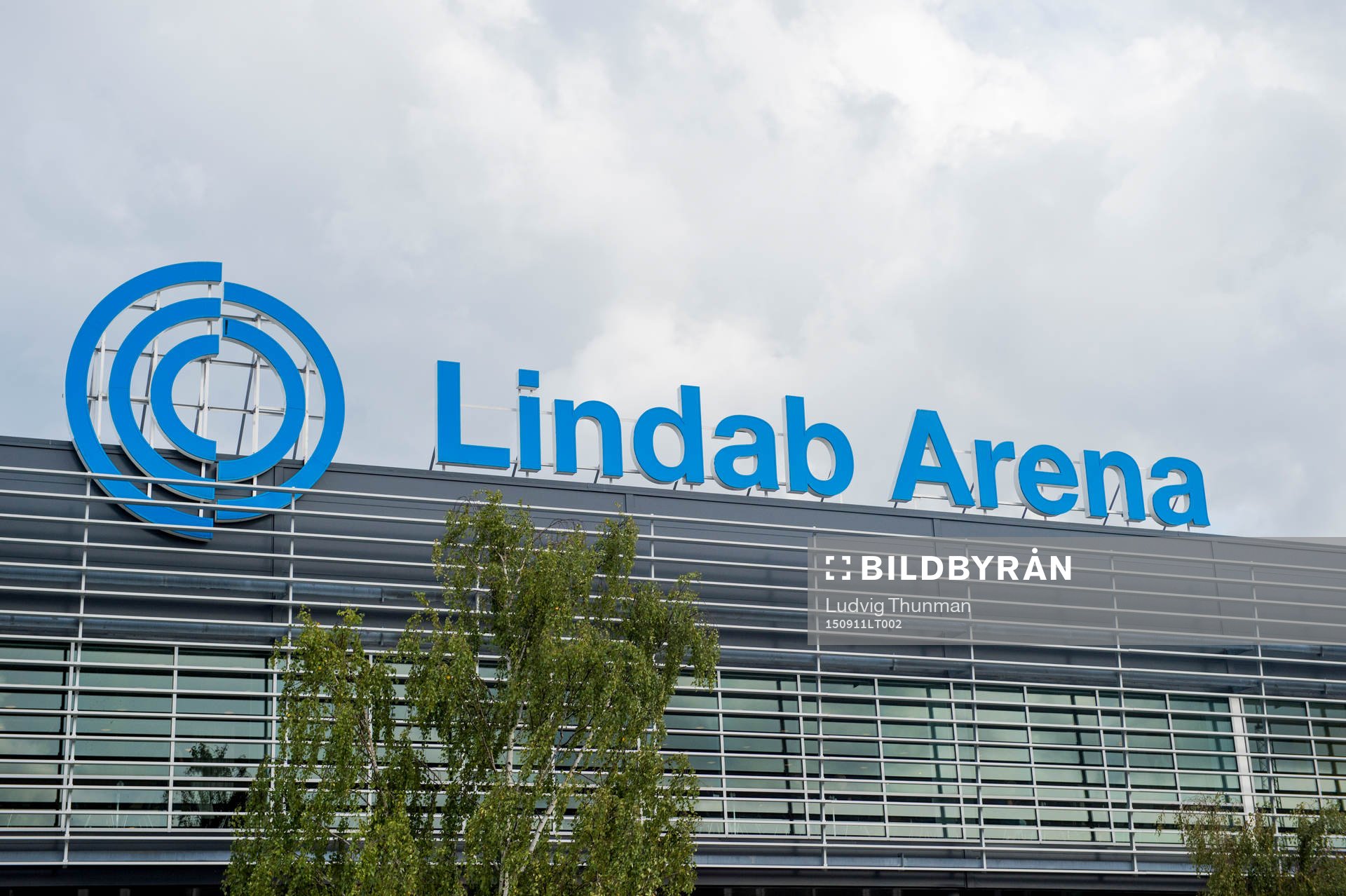 Exteriör över Lindab arena