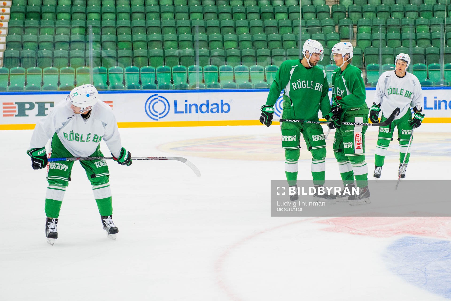 Rögles Daniel Sylwander, Ludvig Rensfeldt och Sebastian