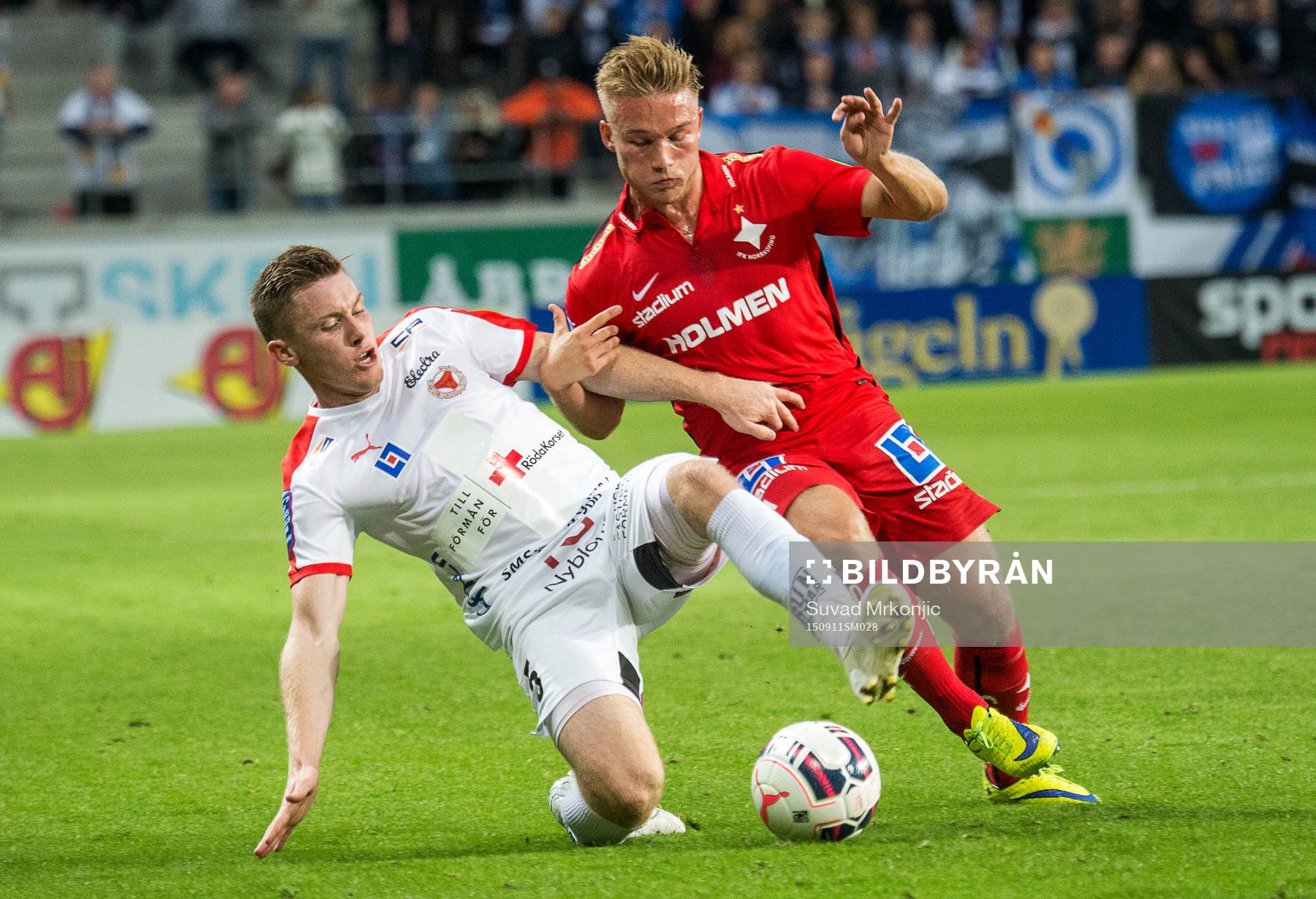 Kalmars Victor Agardius och Norrköpings Niklas Bärkroth