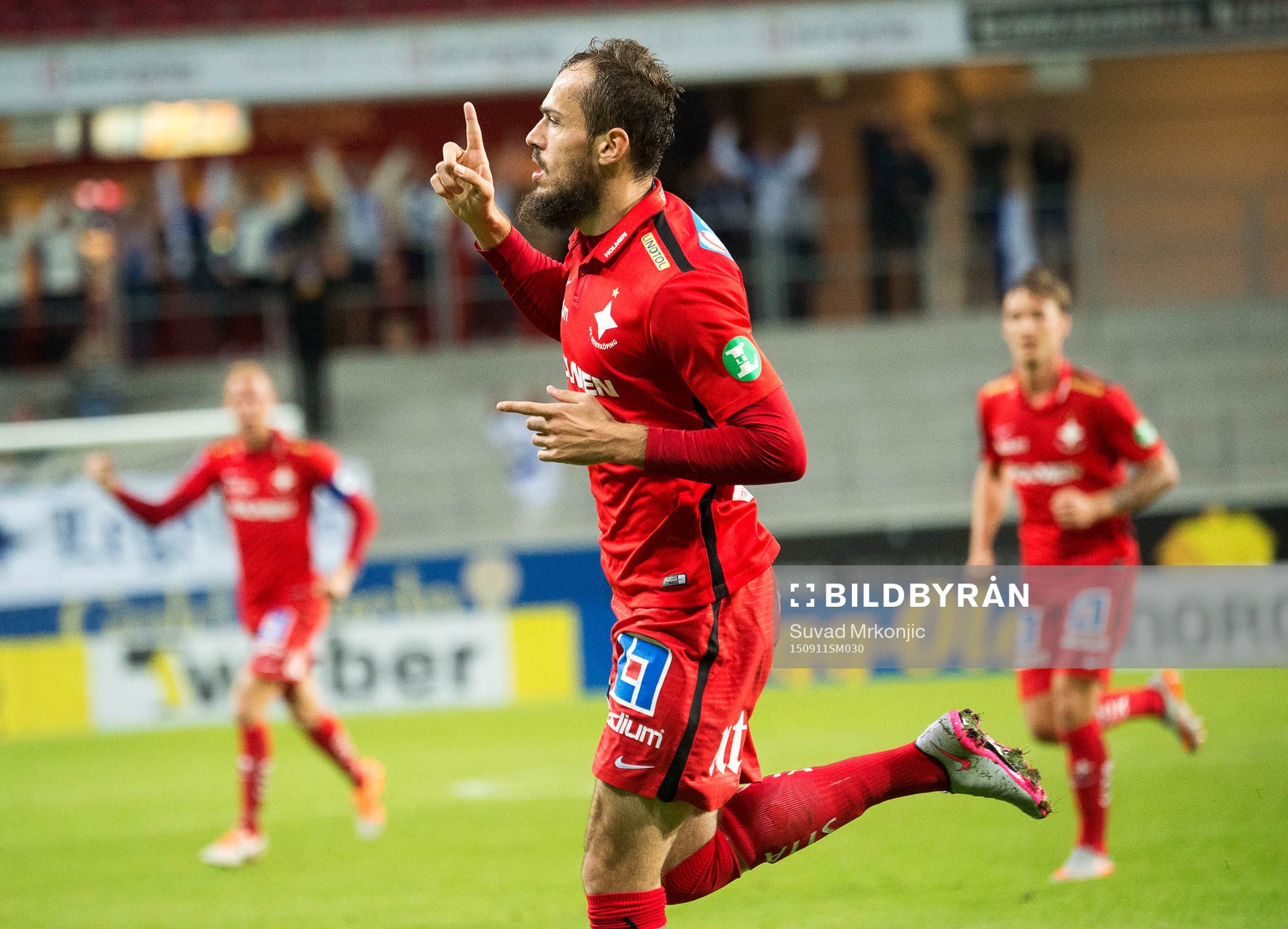 Norrköpings Emir Kujovic jublar