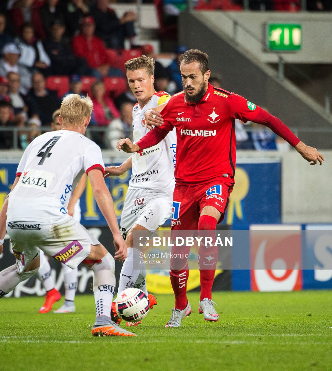 Kalmars Ludvig Öhman samt Kalmars Viktor Elm