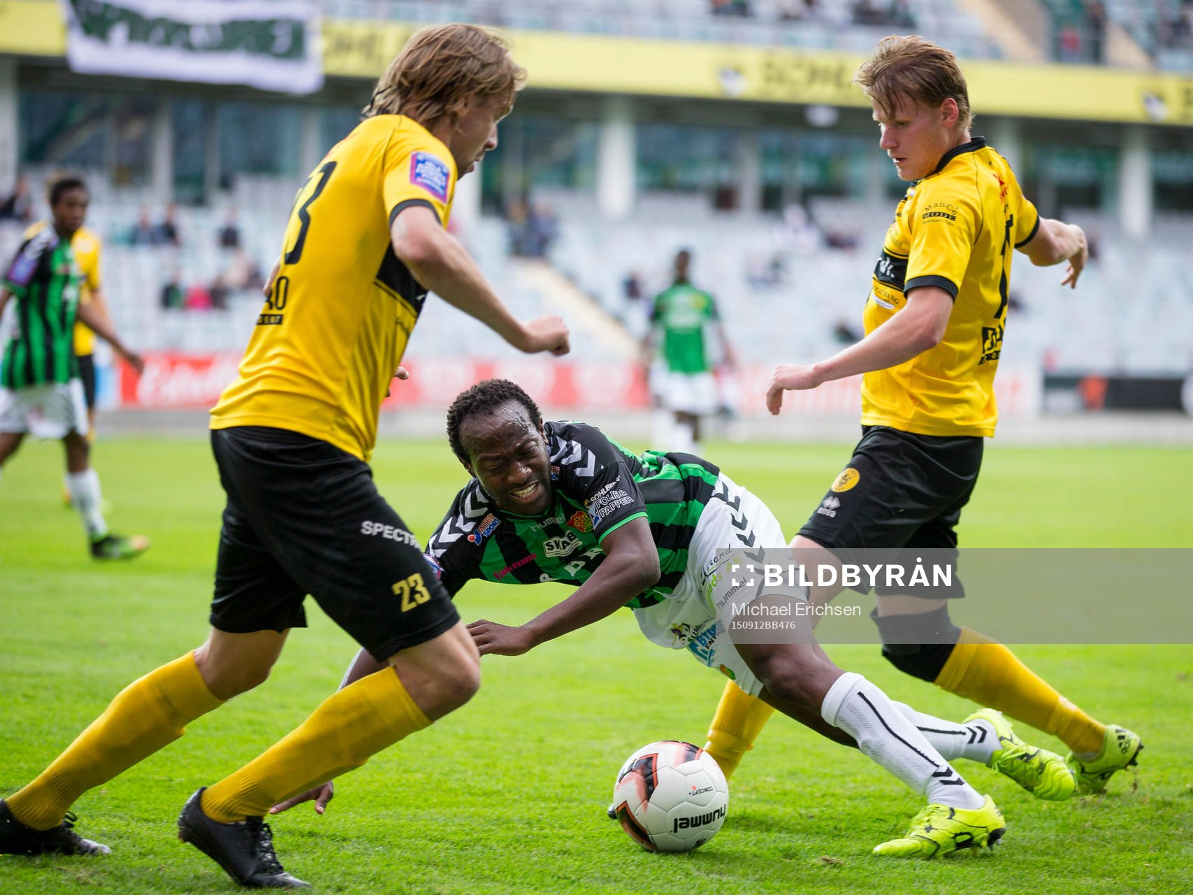 GAIS Reuben Ayarna faller
