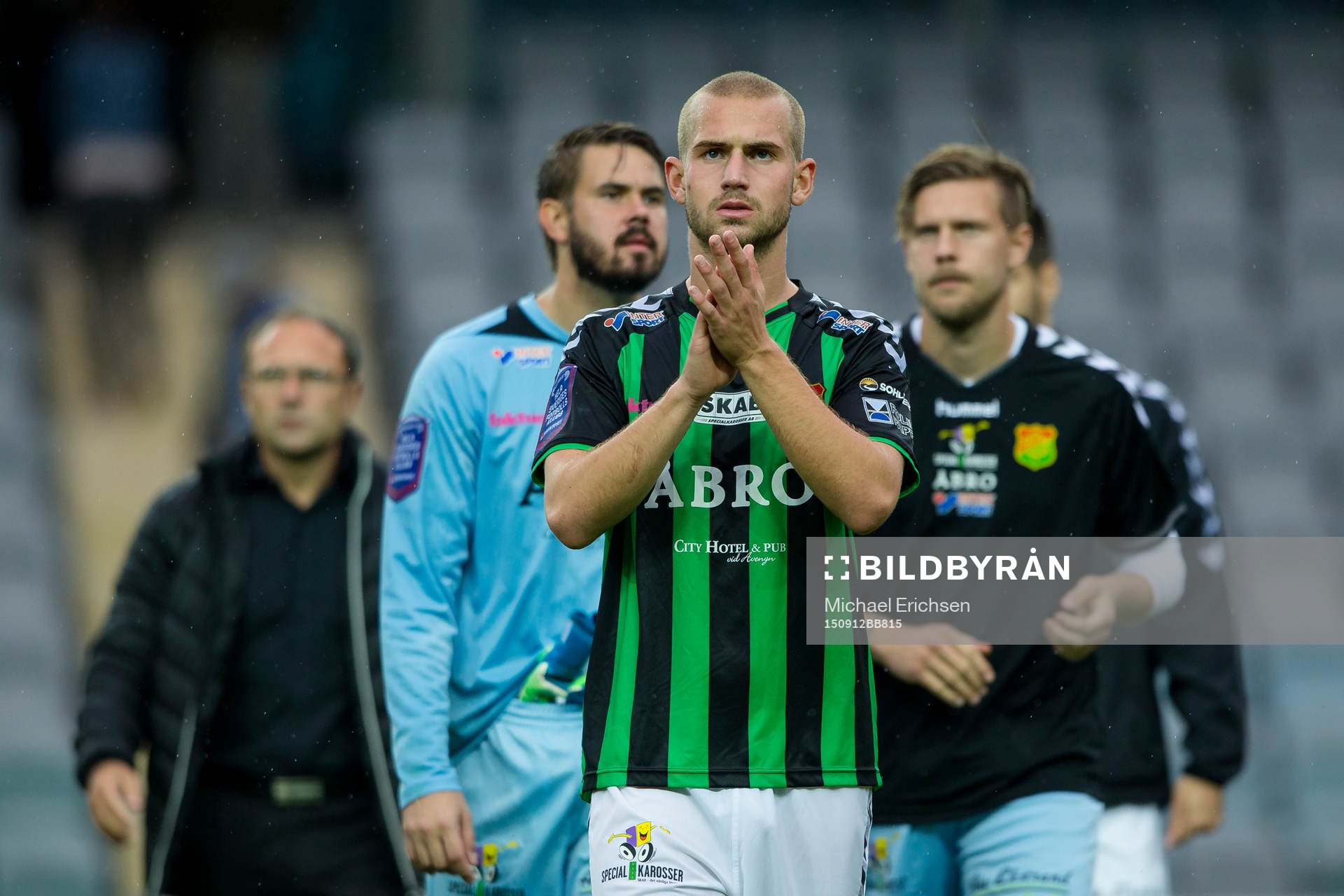 GAIS Sebastian Starke Hedlund deppar och tackar publiken