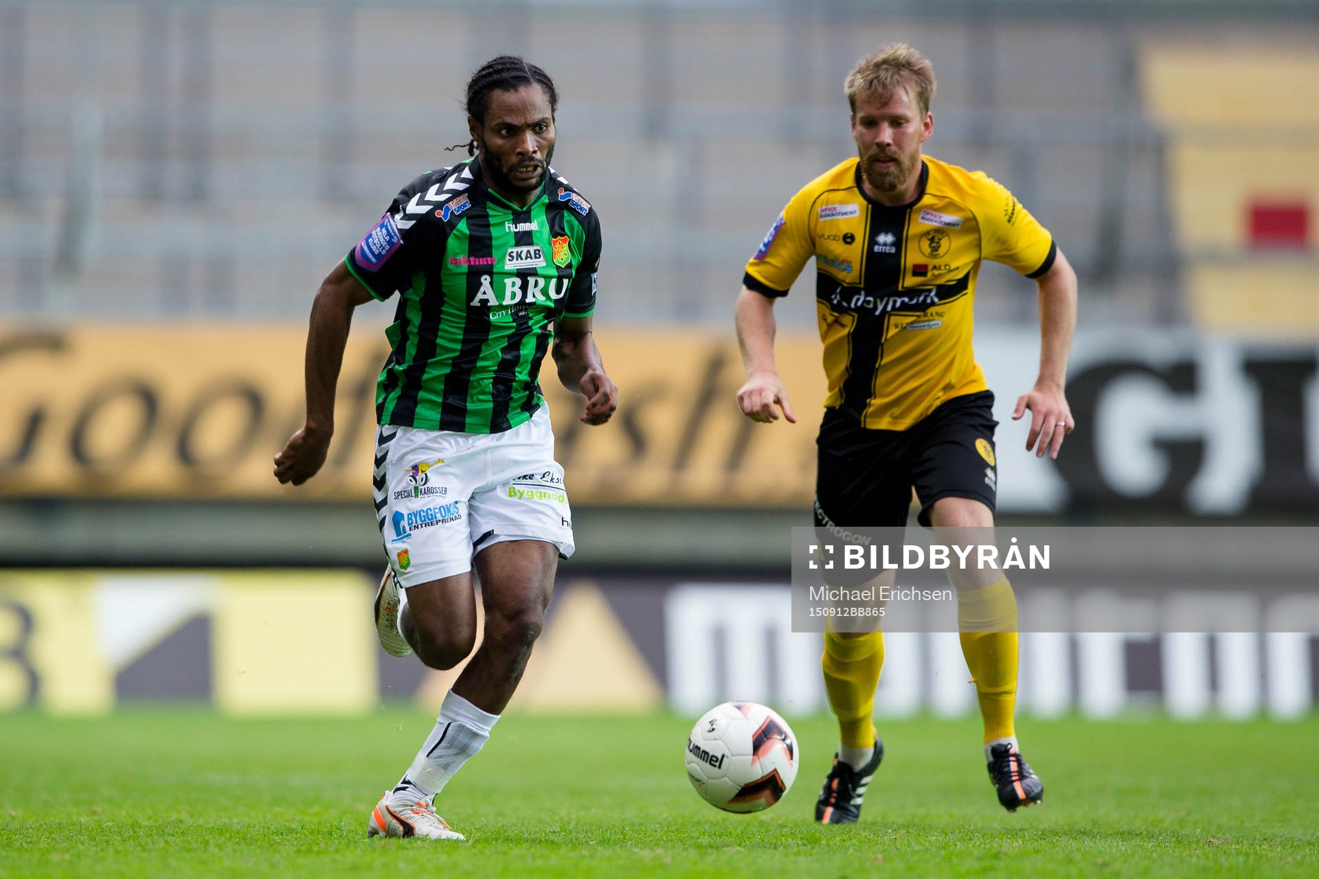 GAIS Richard Ntomba Ekunde före Frejs Joakim Runnemo