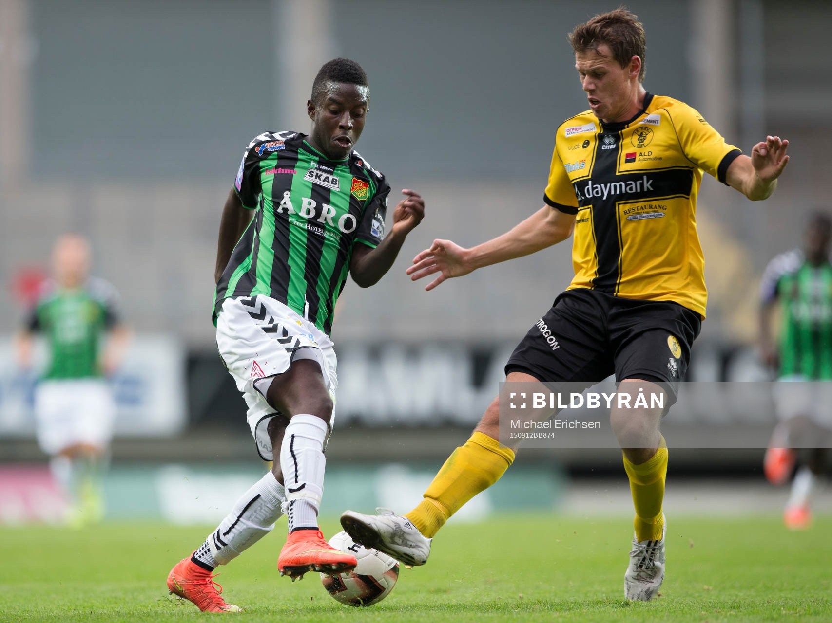 GAIS Kieron Cadogan mot Frejs Philip Wiström