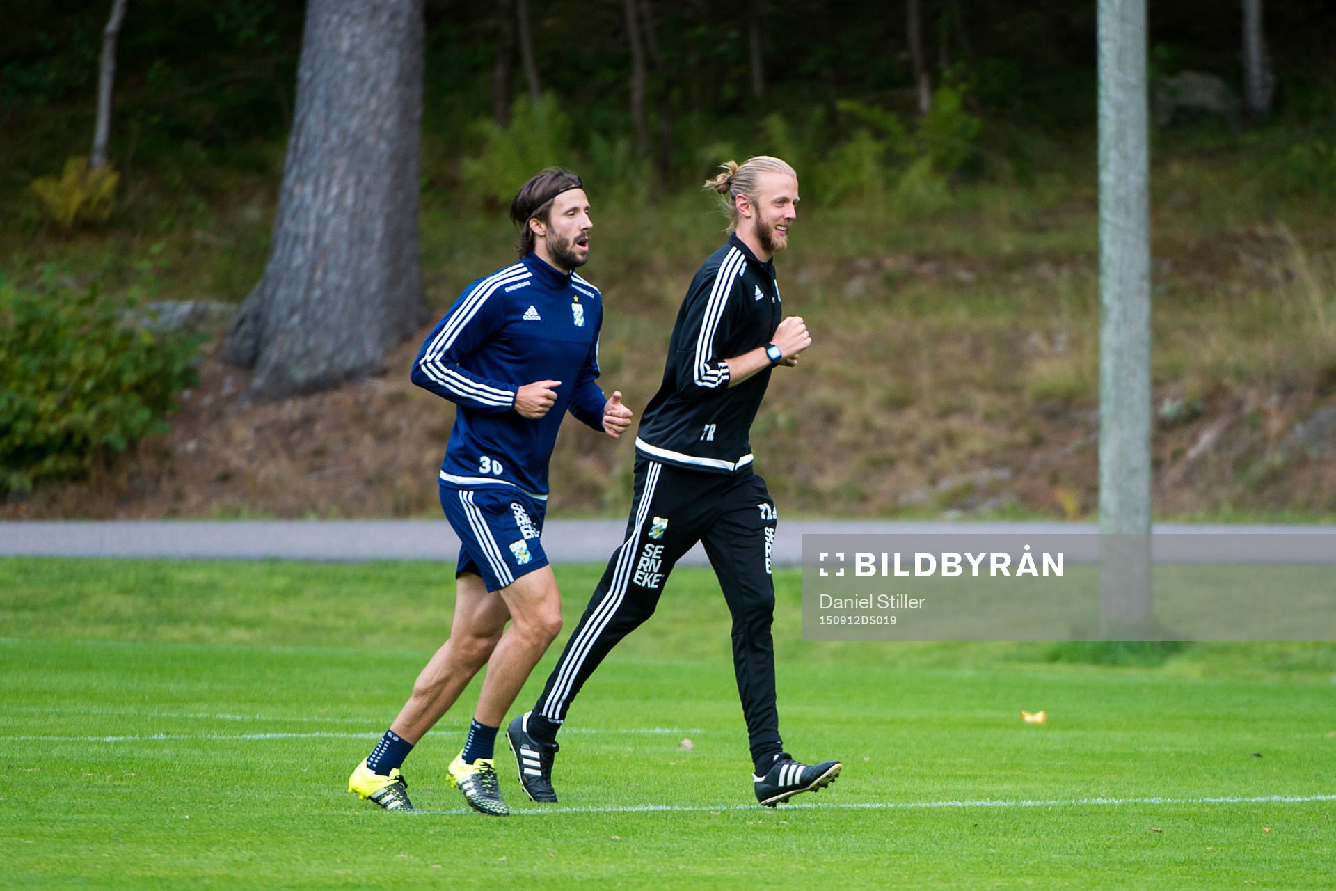 Mattias Bjärsmyr kör rehabträning