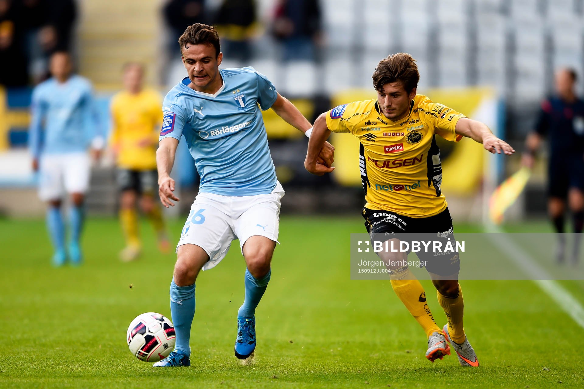 Malmö FFs Andreas Vindheim och Elfsborgs Arber Zeneli